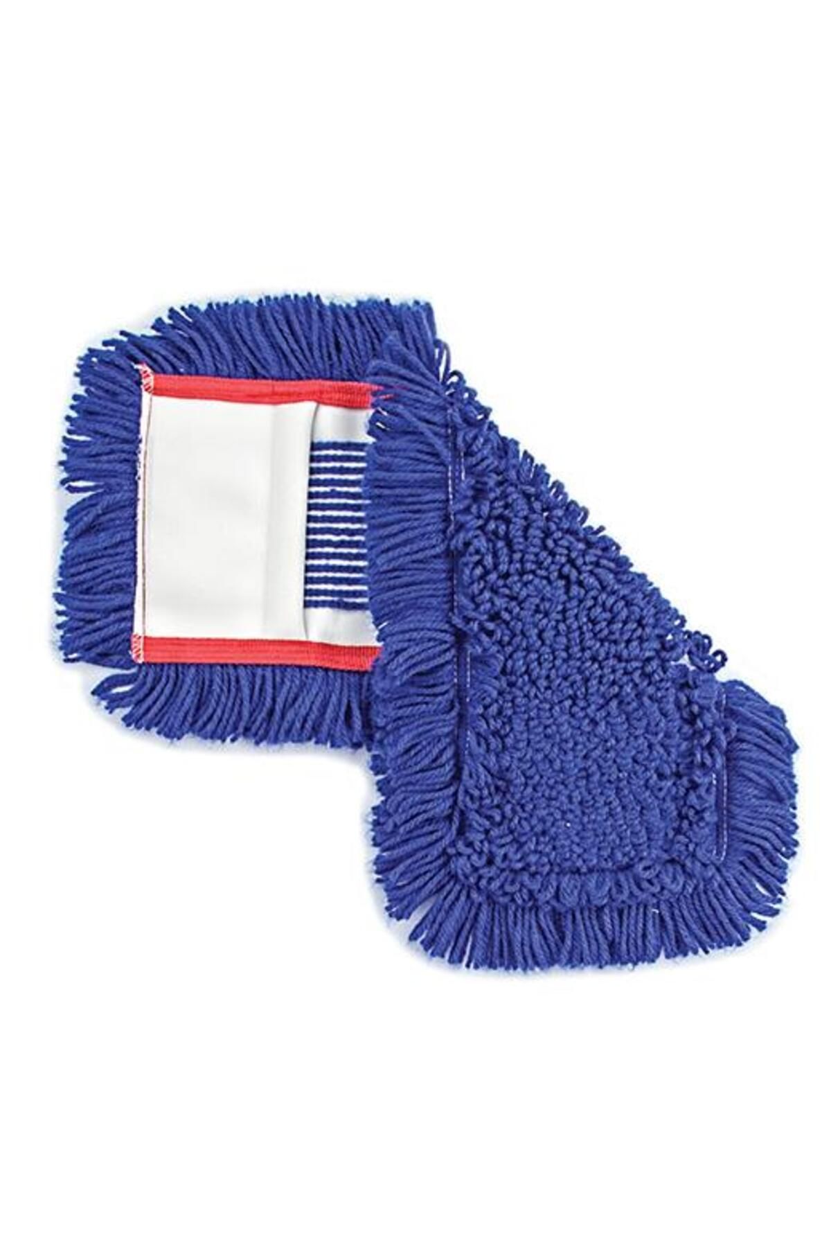 Uctm N0036 Zincir Orlon Nemli Mop Yedeği 40 Cm Mavi