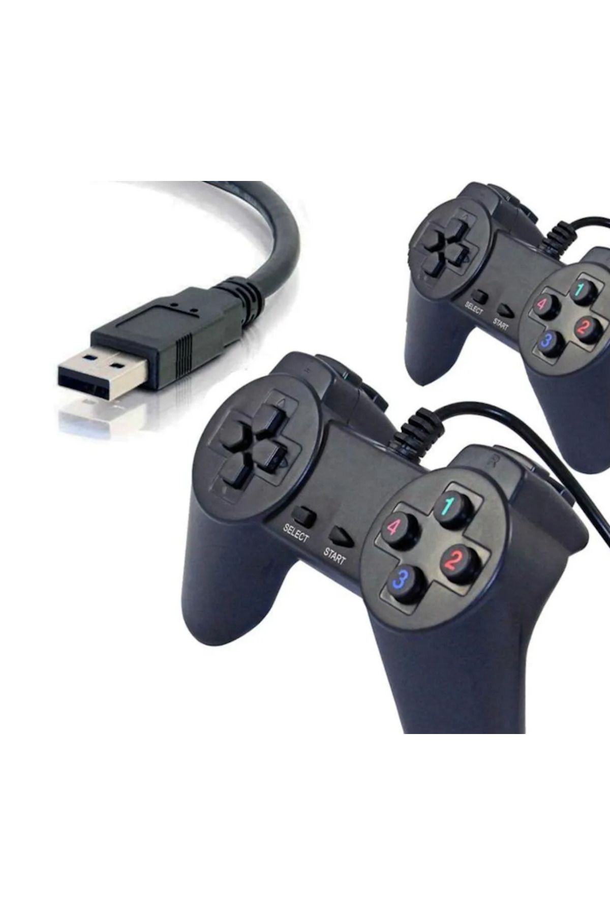 SH TICARET OYUN KOLU GAMEPAD KABLOLU PC USB-701D