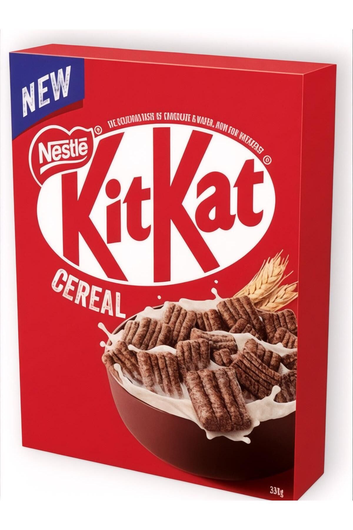 Nestle KitKat Cereal Çikolatalı Kahvaltılık Gevrek 330 Gr | Çıtır Tahıl Gevreği ve Gerçek KitKat Lezzeti