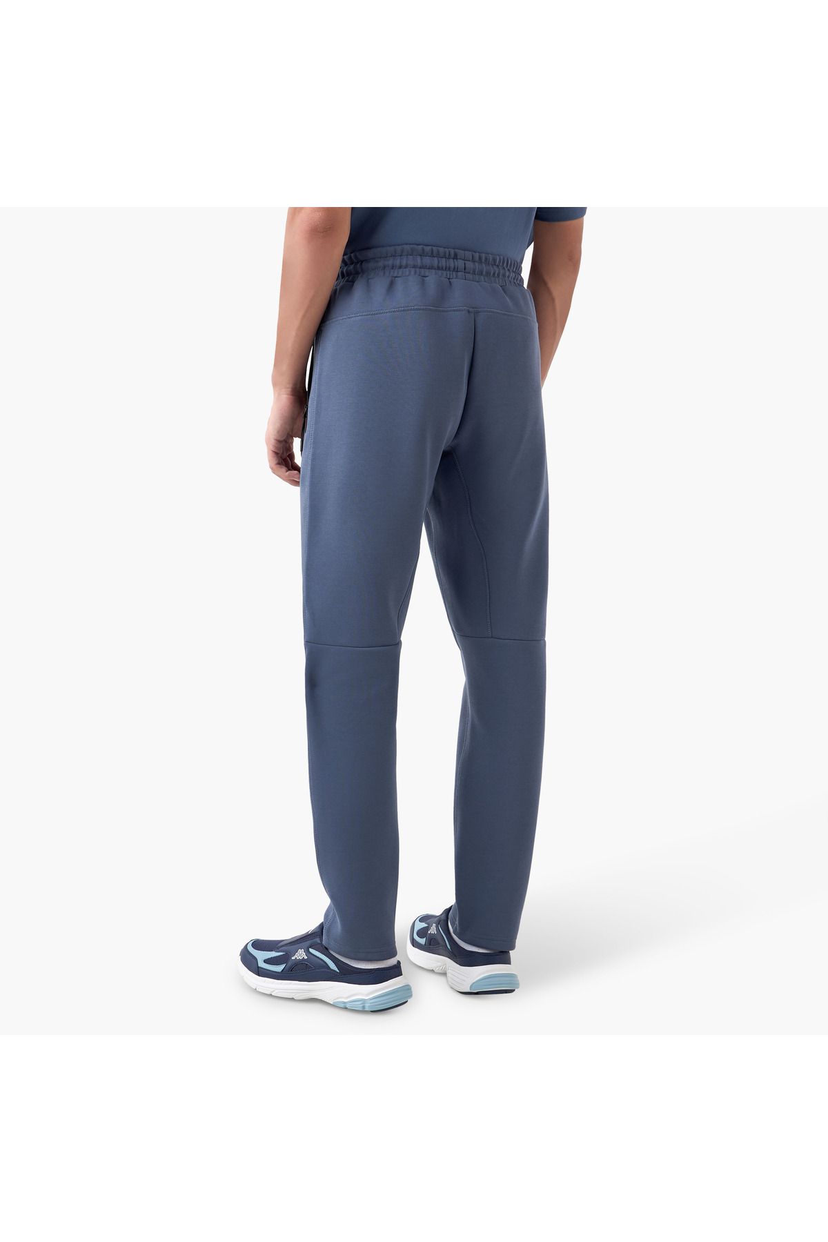 Kappa-Regular Fit Track Pants with Drawstring Closure and Pockets 3