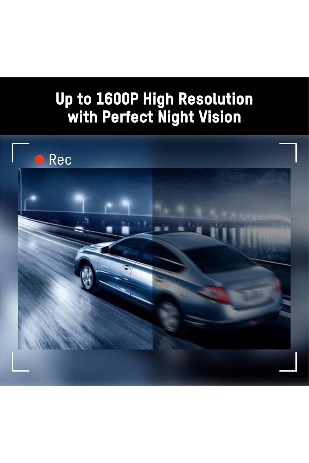Hikvision-F6PRO Car Camera - Easy Installation - High Resolution with Wide Angle Lens 130° - F1.6 A 6