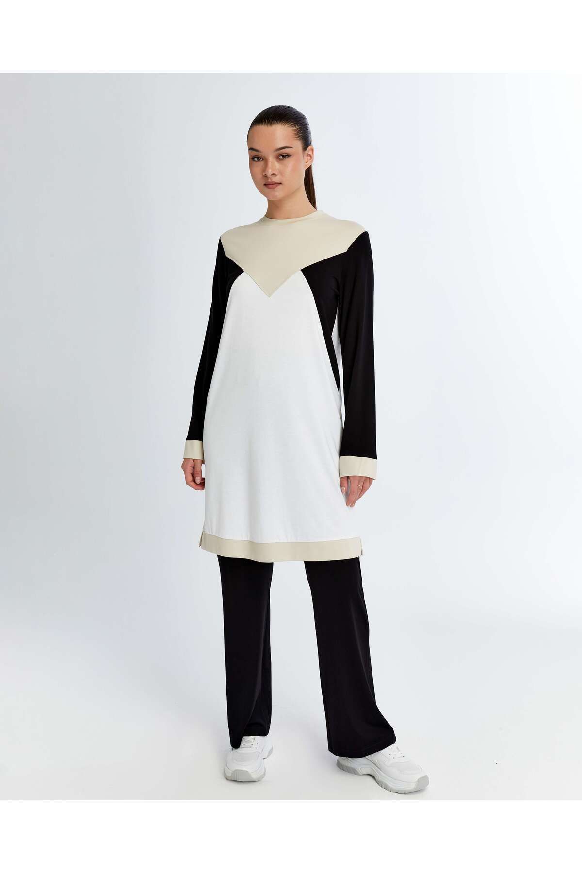 MODA İKNA ÇOK RENKLİ İKİLİ TESETTÜR TAKIM