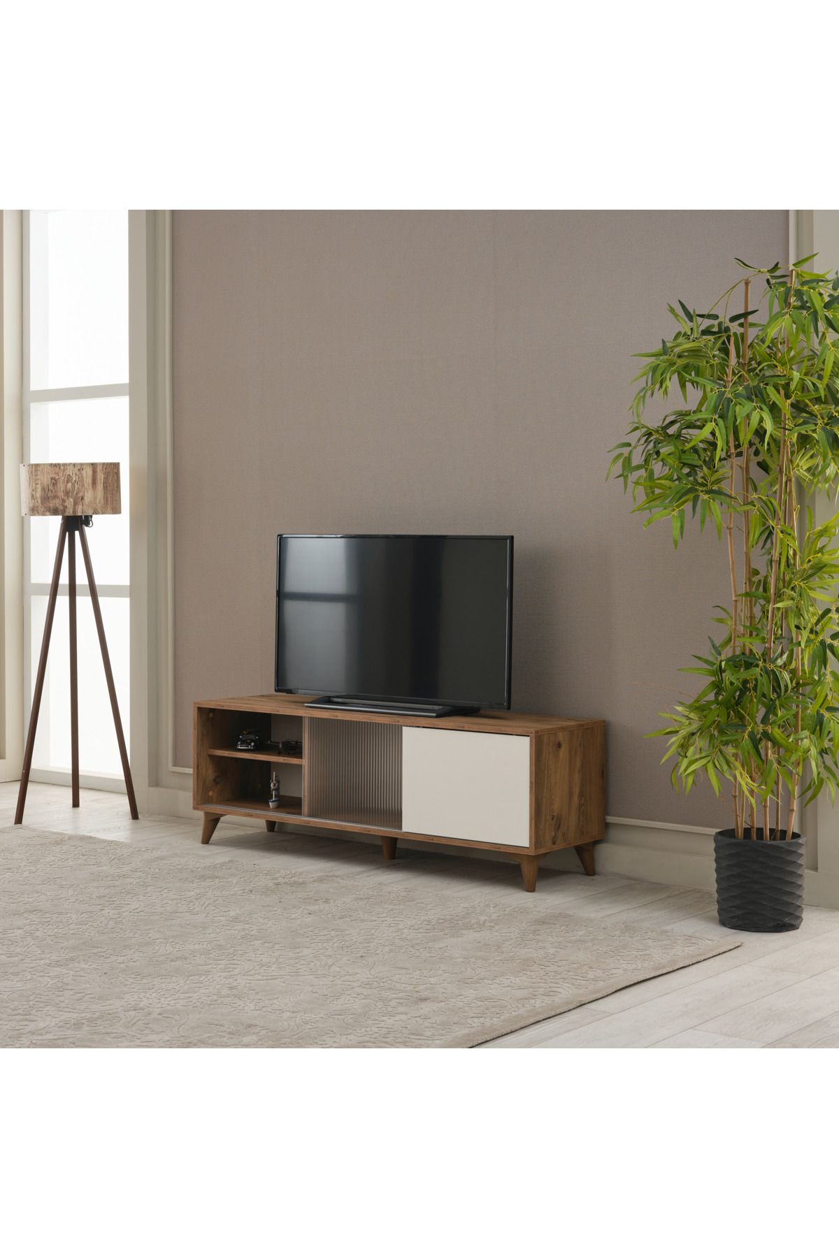 SEHPOL TV Sehpası Sürgülü Kapak 140X40X35 CM