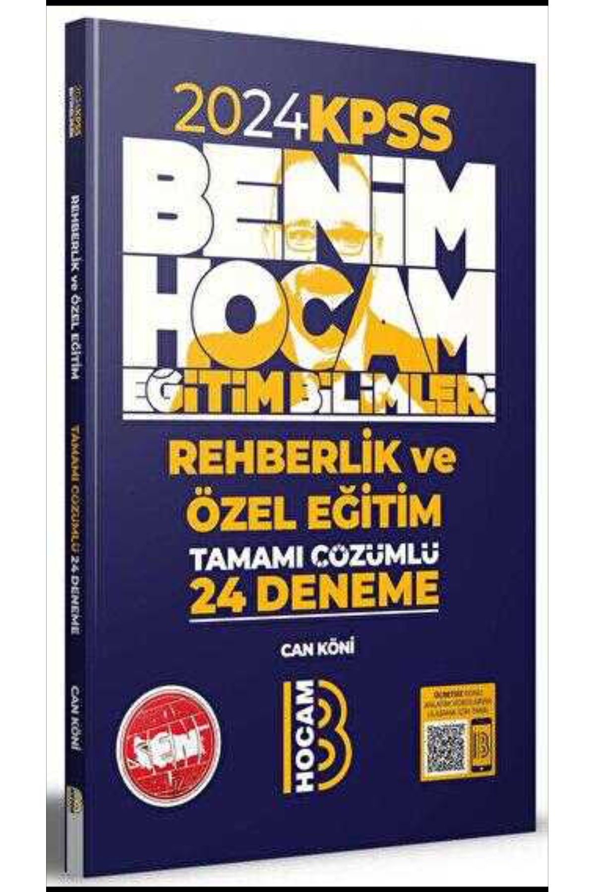 Yargı Yayınları Benim hocam 2024 kpss eğitim bilimleri rehberlik ve özel eğitim tamamı çözümlü 24 deneme
