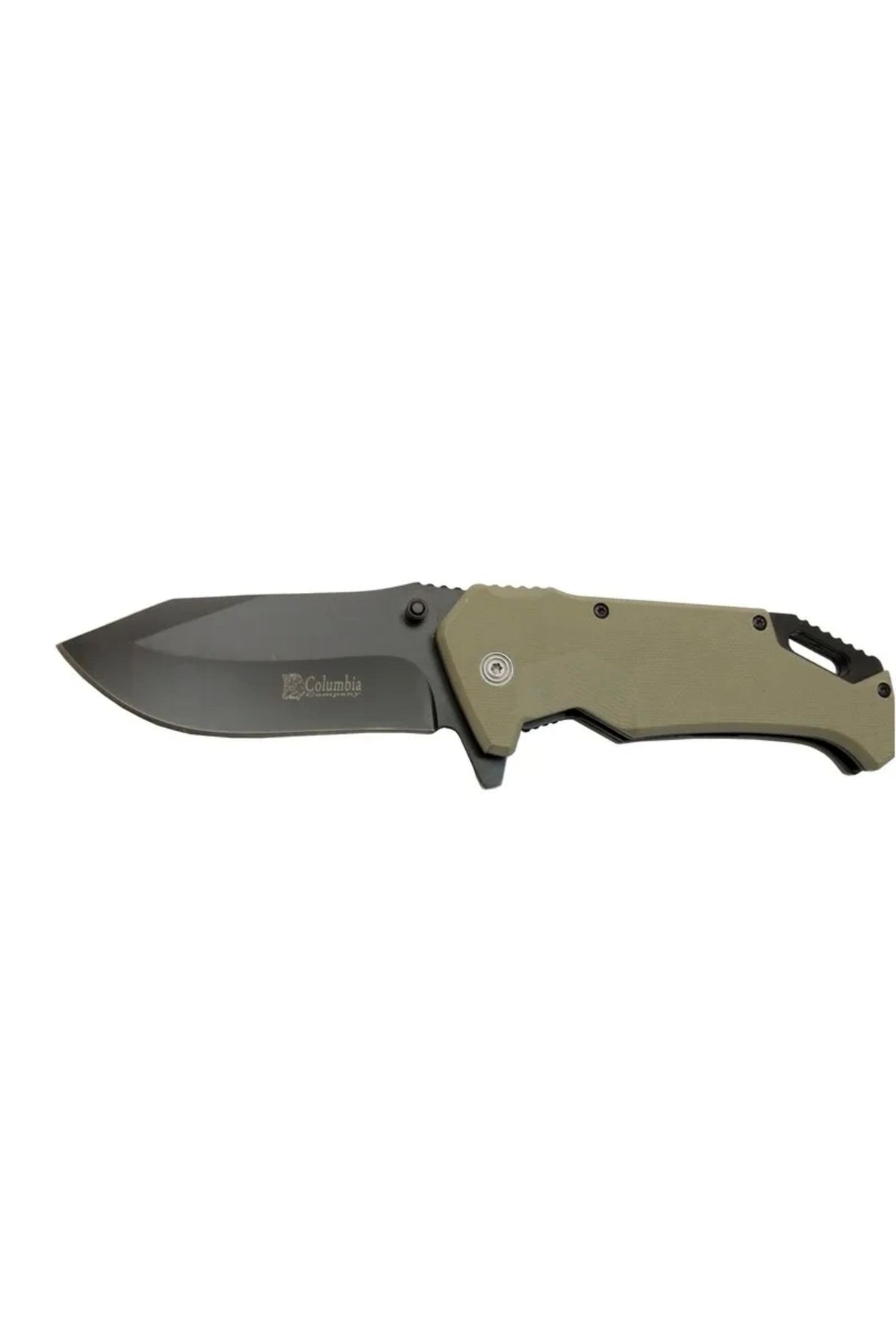 ShopNova Fst4002b Gri Taktikal Kamp Çakı 20cm- Yarı Otomatik, Kemerlikli