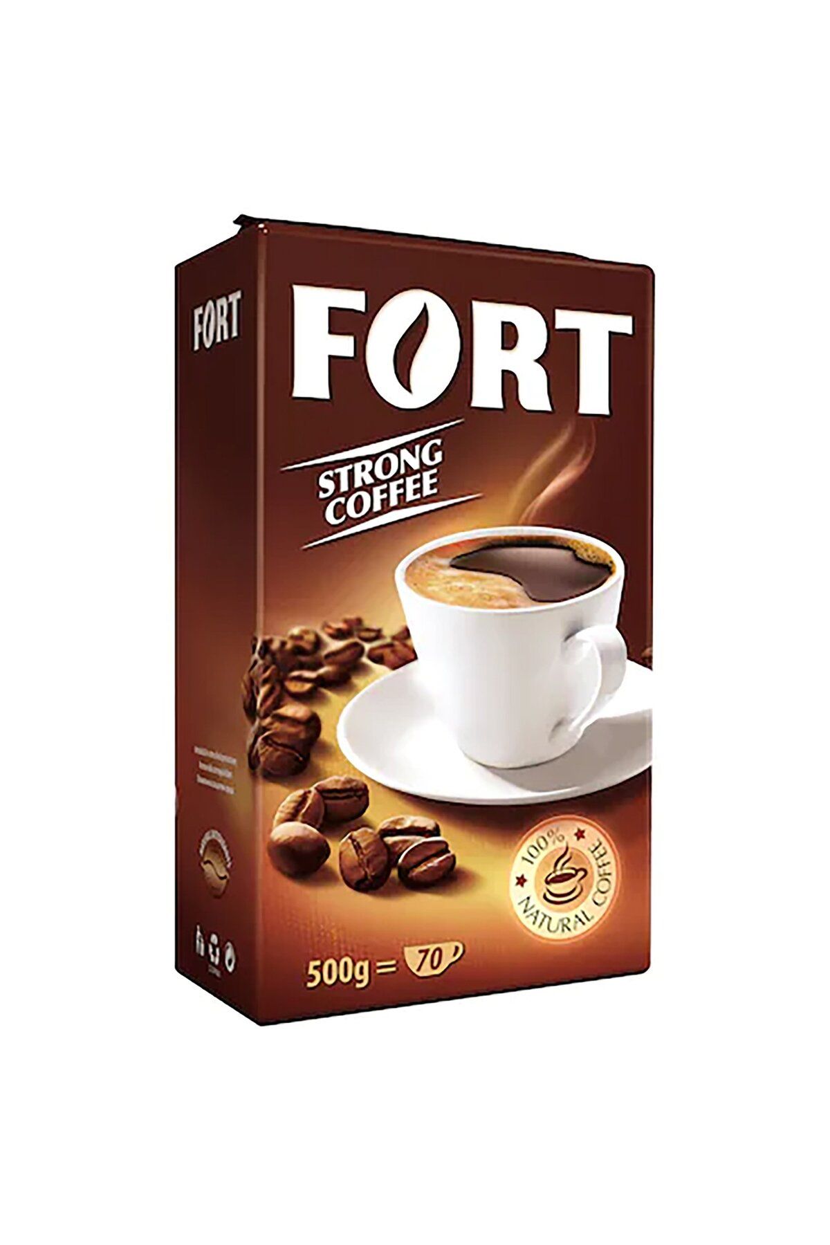 fort Cafea Măcinată, Ambalaj Vidat, 500 G - Moka Pot