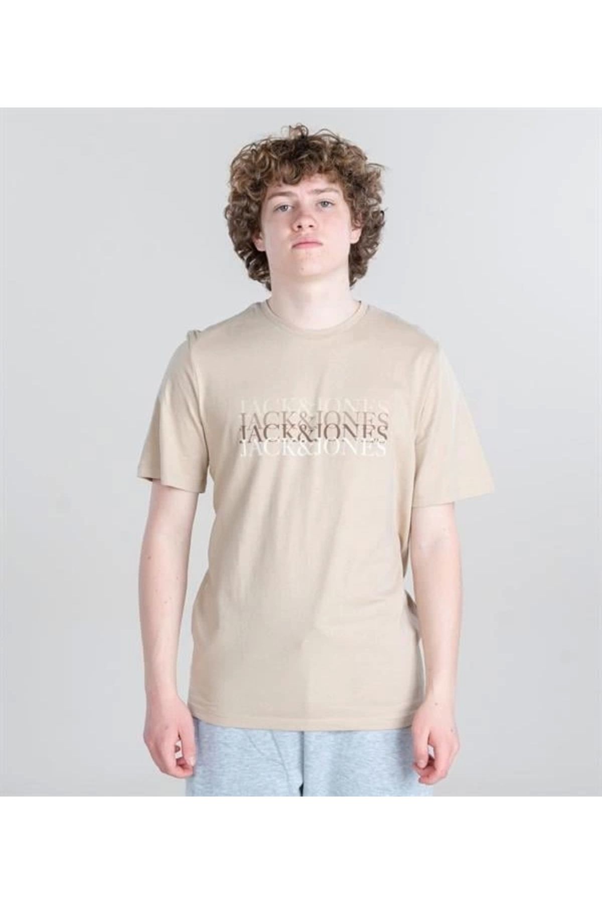 Lale Moda Flu Logo Baskı Erkek T-Shirt