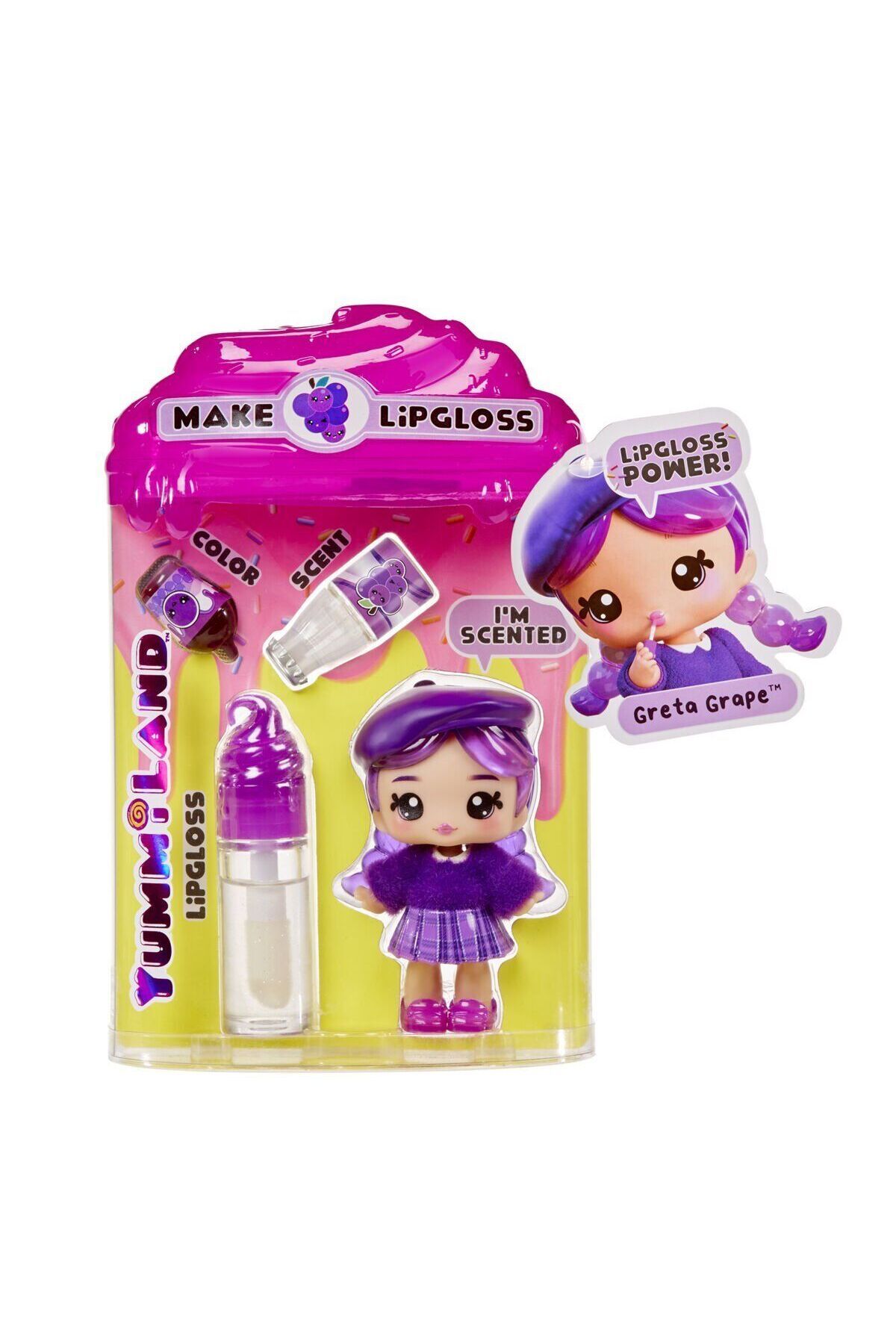 OEM 120773 Yummiland Greta Grape Bebeği ve Dudak Parlatıcısı