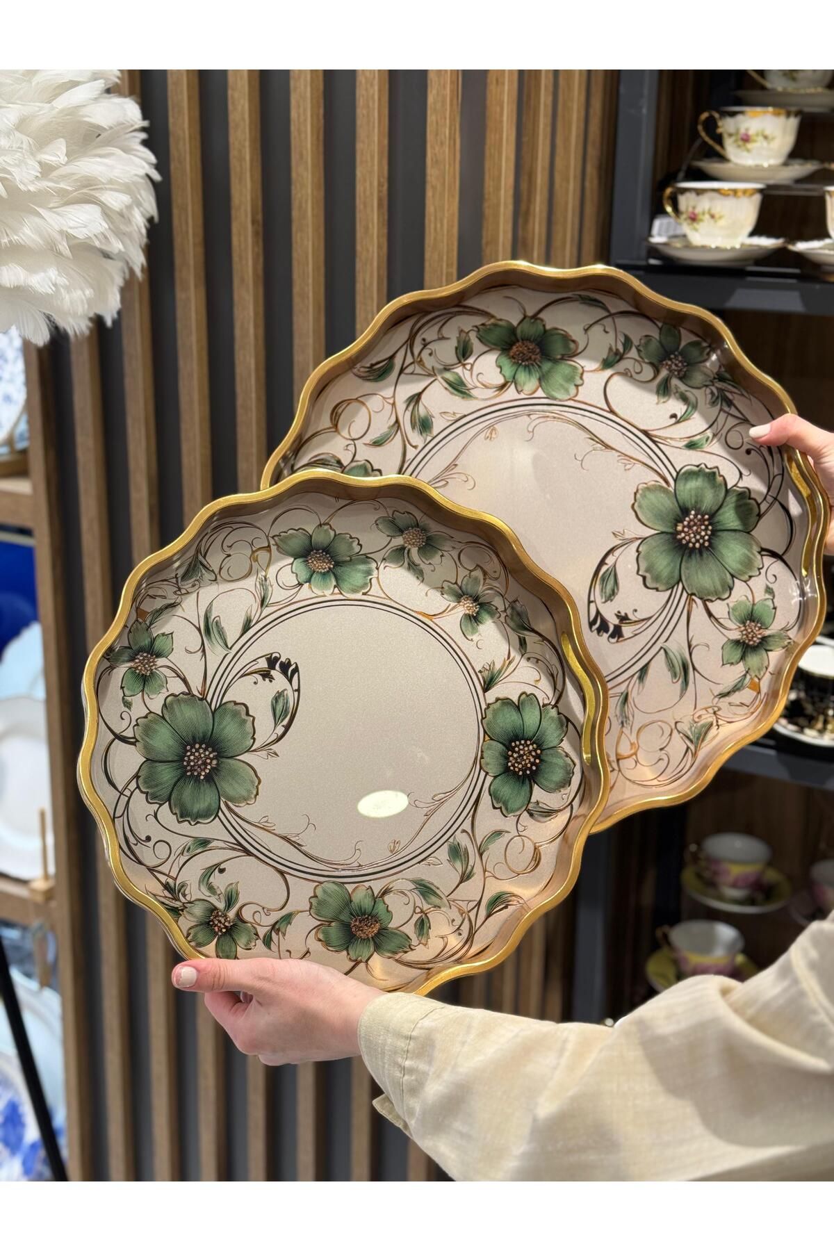 Onedekor 2li Floramira Lüks Tepsi