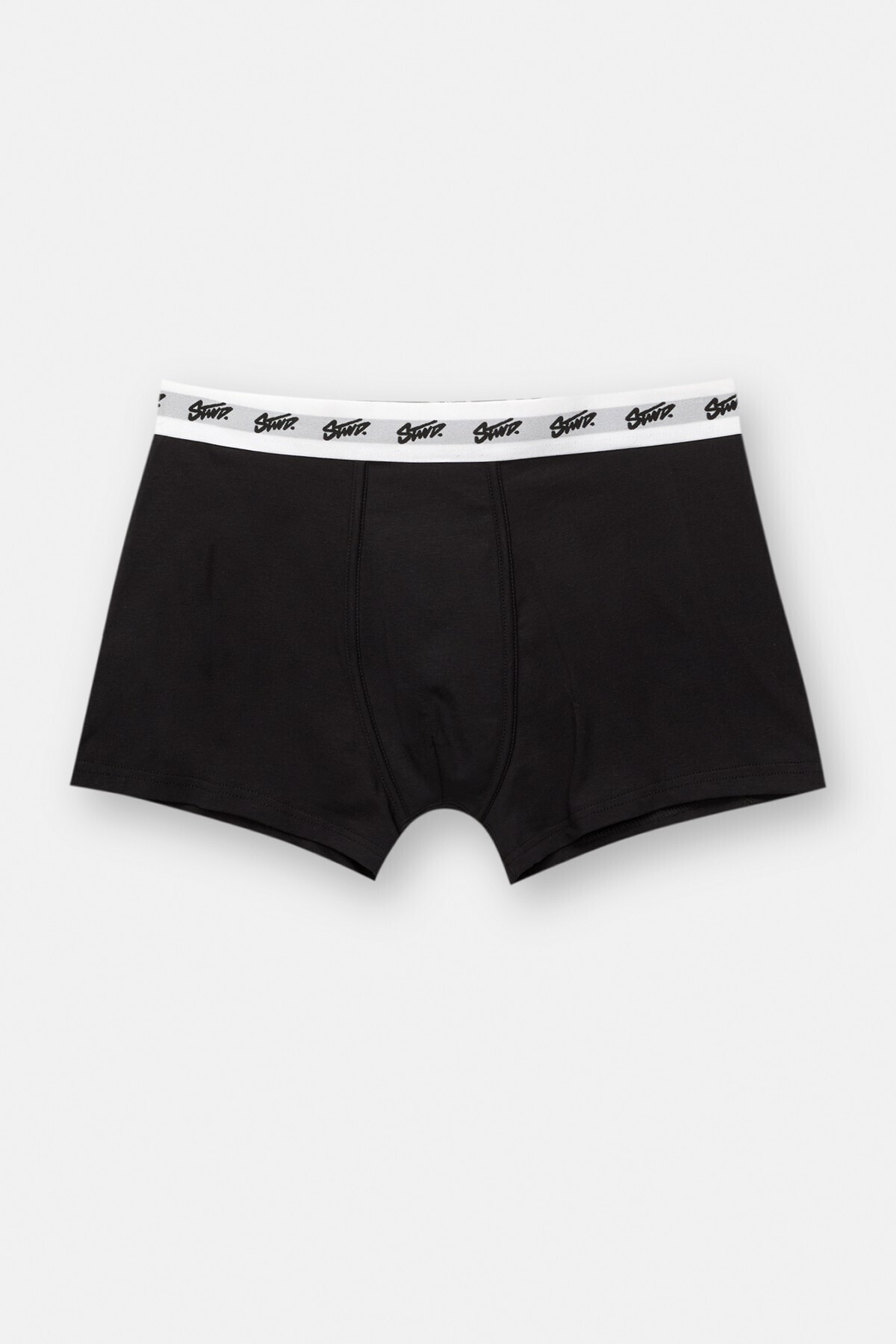 پول اند بیر شورت بوکسور مشکی بسته ۳ عددی STWD