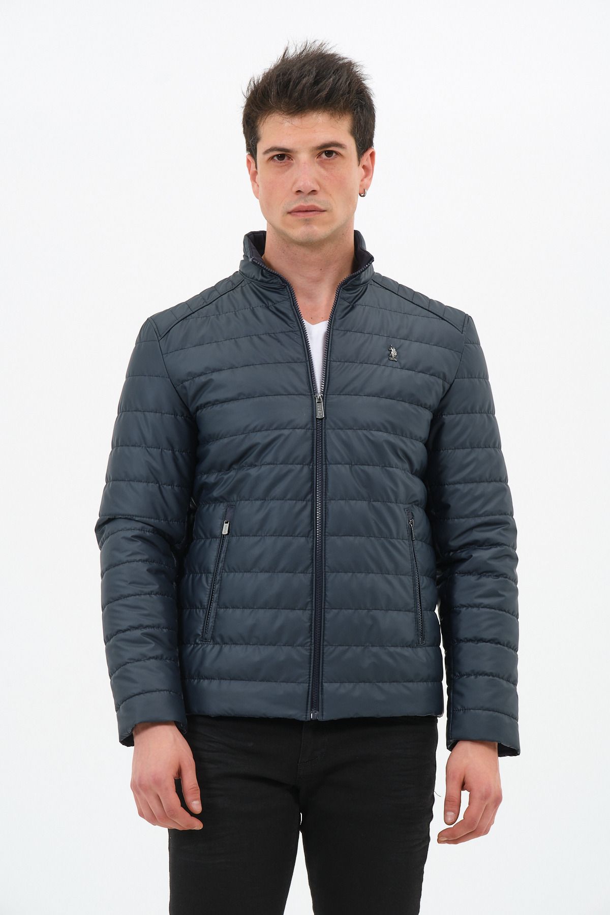 U.S. Polo Assn. Lacivert Erkek Mont
