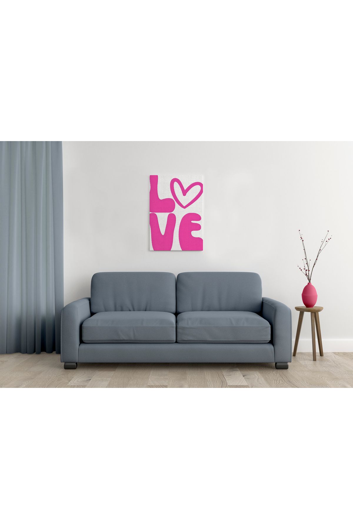 waspandhornet Love Tasarımlı MDF Duvar Tablosu