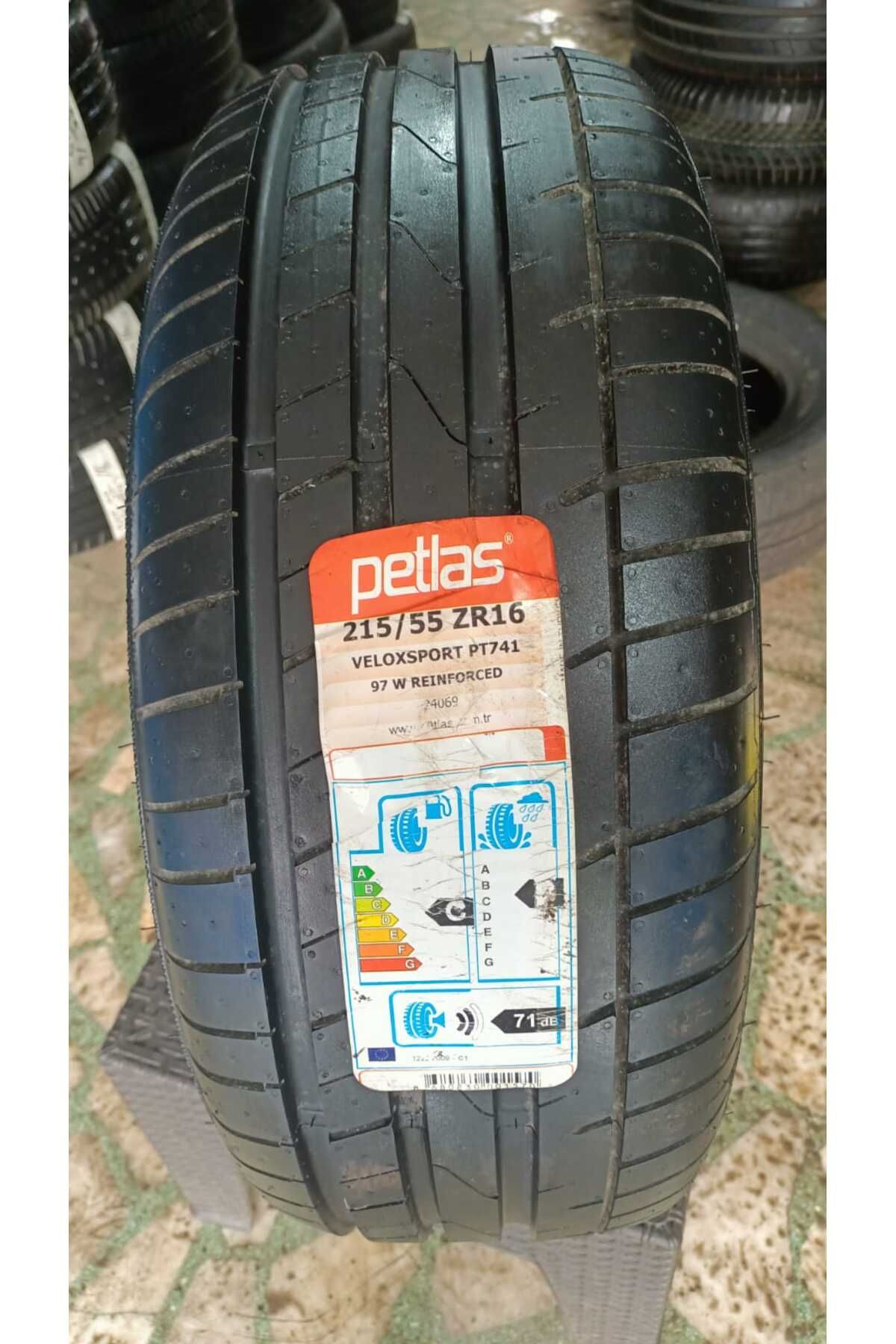 Petlas , 215/55/16 (97W,2020) R.INF PT741 VELOX SPORT Otomobil YAZLIK LASTİK