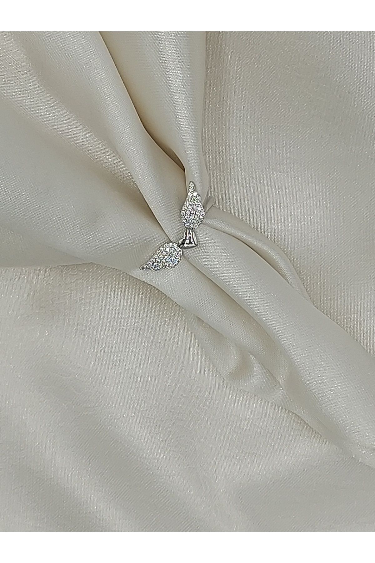 Butik Kanatlı Çelik Yüzük