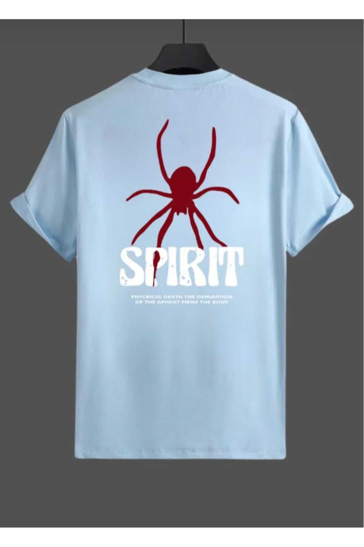 KOZİA OUTDOORS malkoçbey spırınt baskılı overisze unisex basic t-şhirt