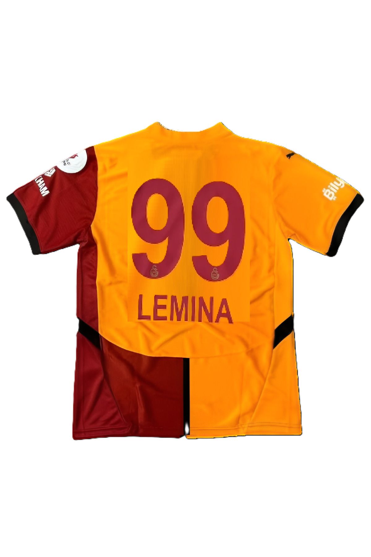 ZİLONG .G'al.at.asa'ray 5 Yıldız Yeni Sezon 24/25 Marıo Lemina Temalı Kırmızı İç Saha Yetişkin Forması