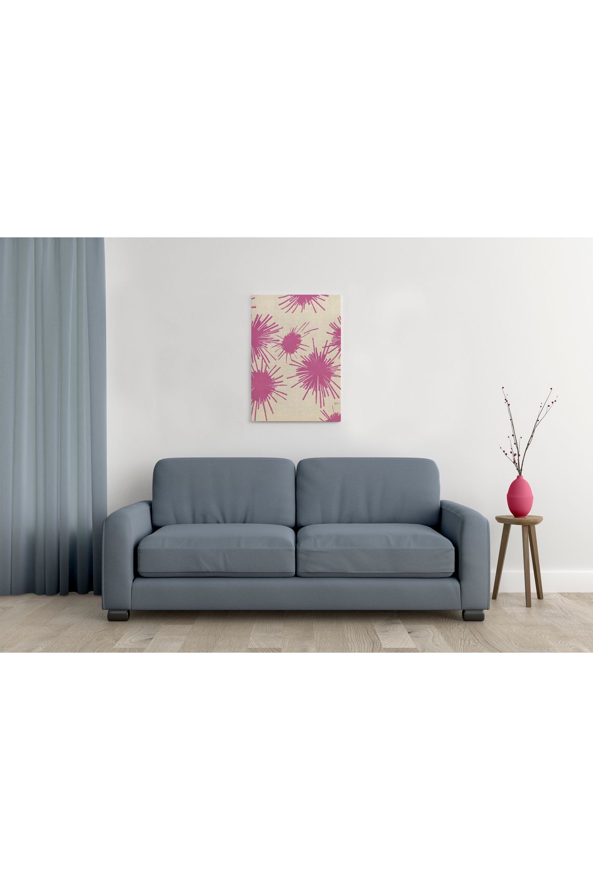 waspandhornet Modern Çizgilerle Dekoratif MDF Duvar Tablosu