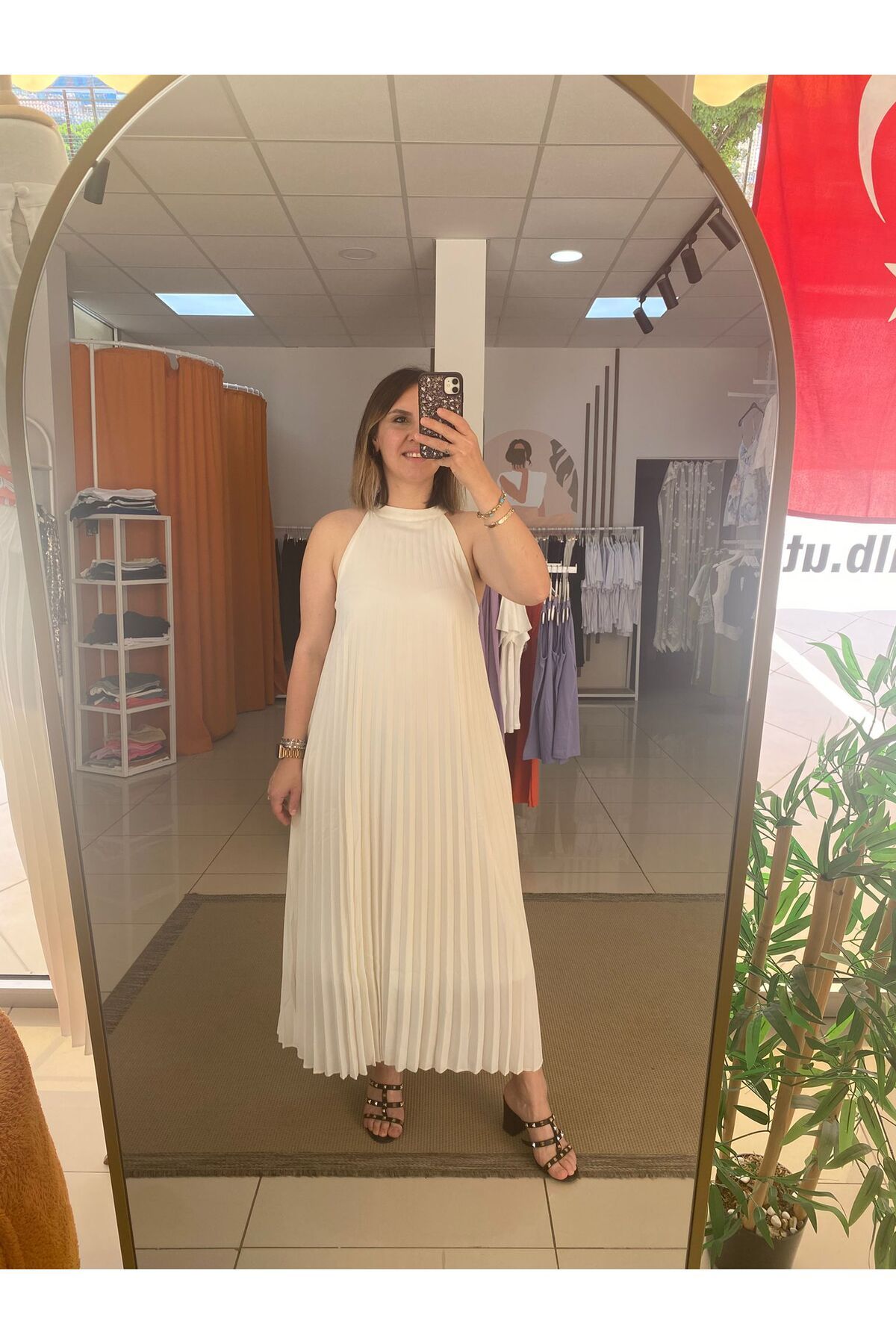 MODA piliseli elbise
