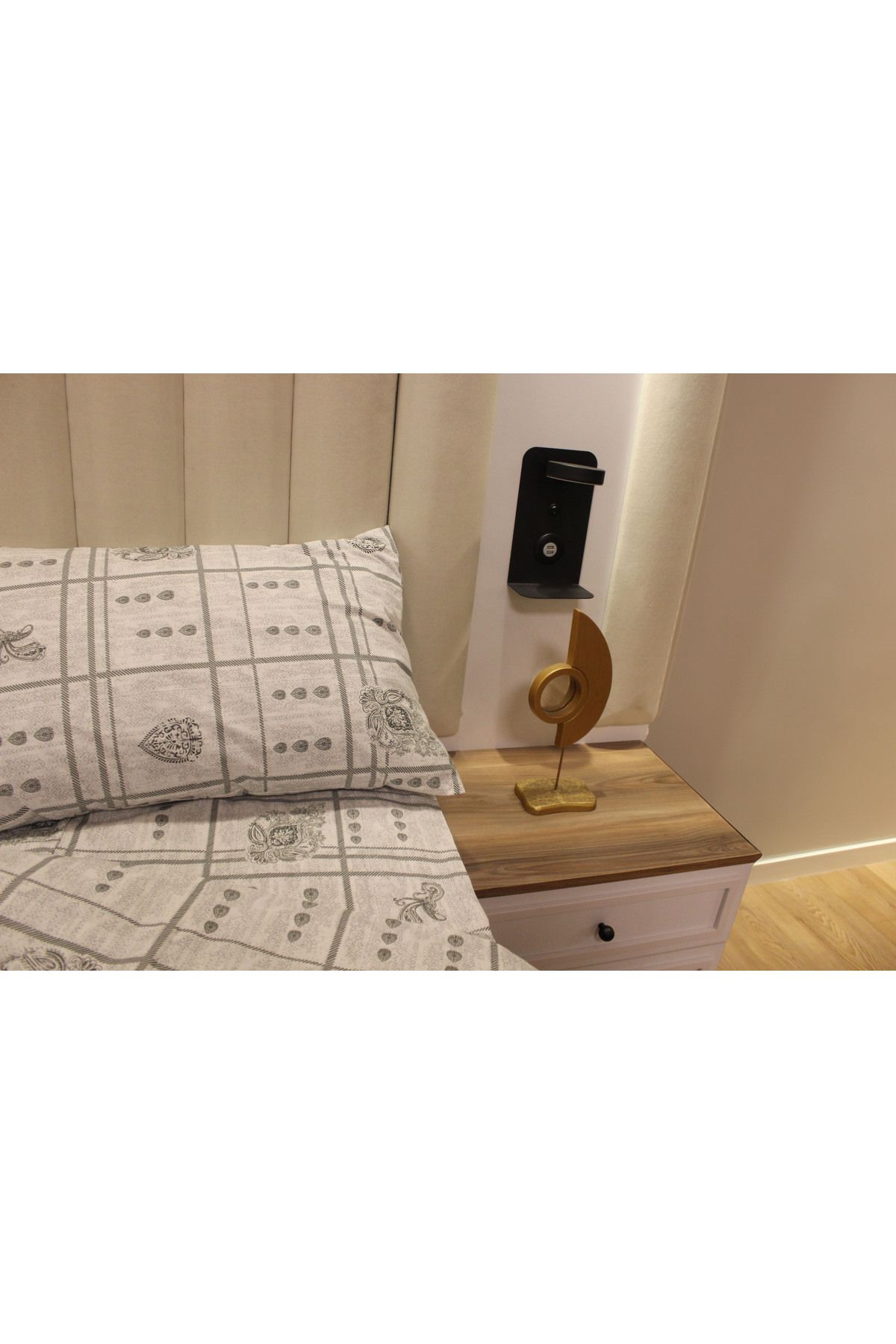 Selimbey Home Grid Harmony %100 Pamuk Çift Kişilik NEVRESİM TAKIMI |