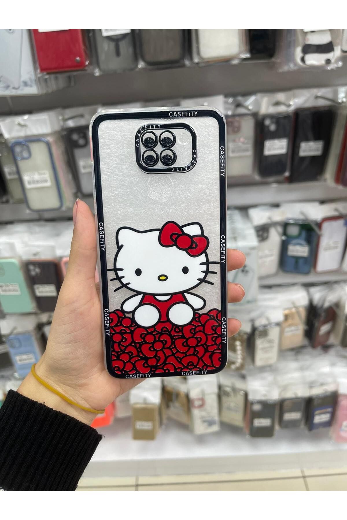 TECNOTREND redmi note 9 şeffaf baskılı silikon kılıf