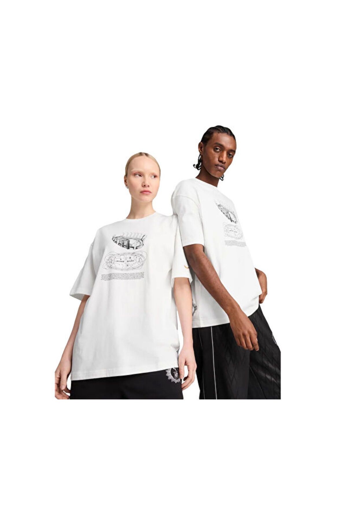 Puma Puma X Harry Potter Tee Unisex Günlük Tişört 63009202 Renkli