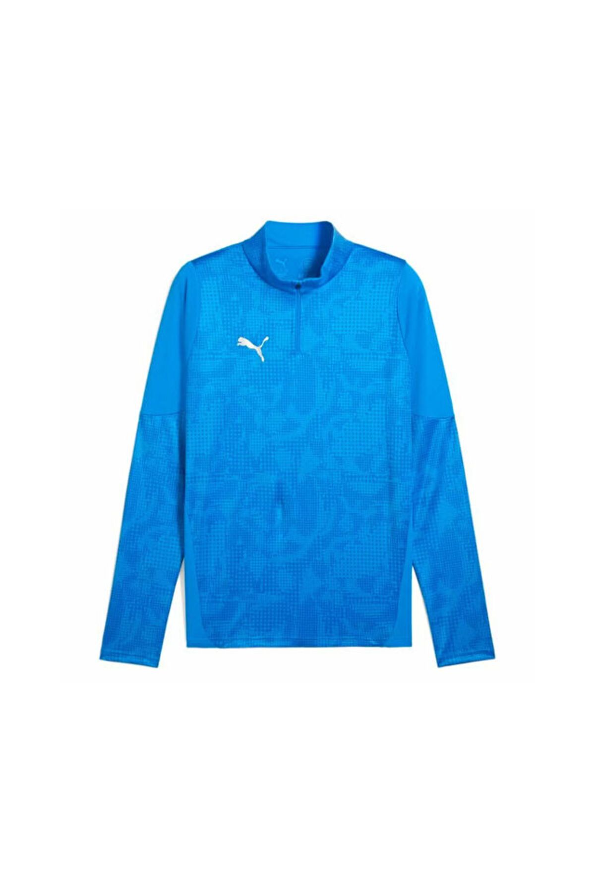 Puma Teamcup Training 1/4 Zip Top Erkek Futbol Uzun Kollu Antrenman Üstü 65916402 Beyaz