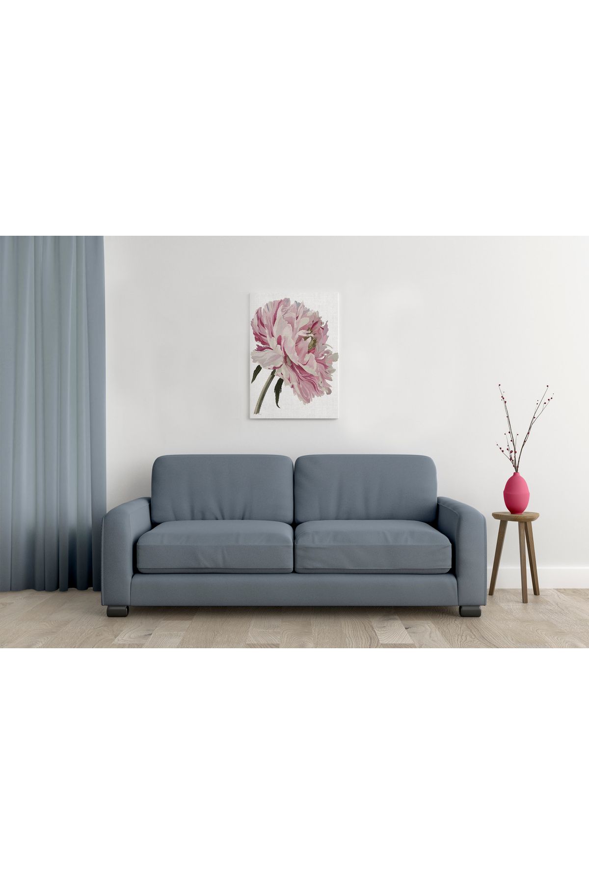 waspandhornet Çiçek Desenli MDF Tablo