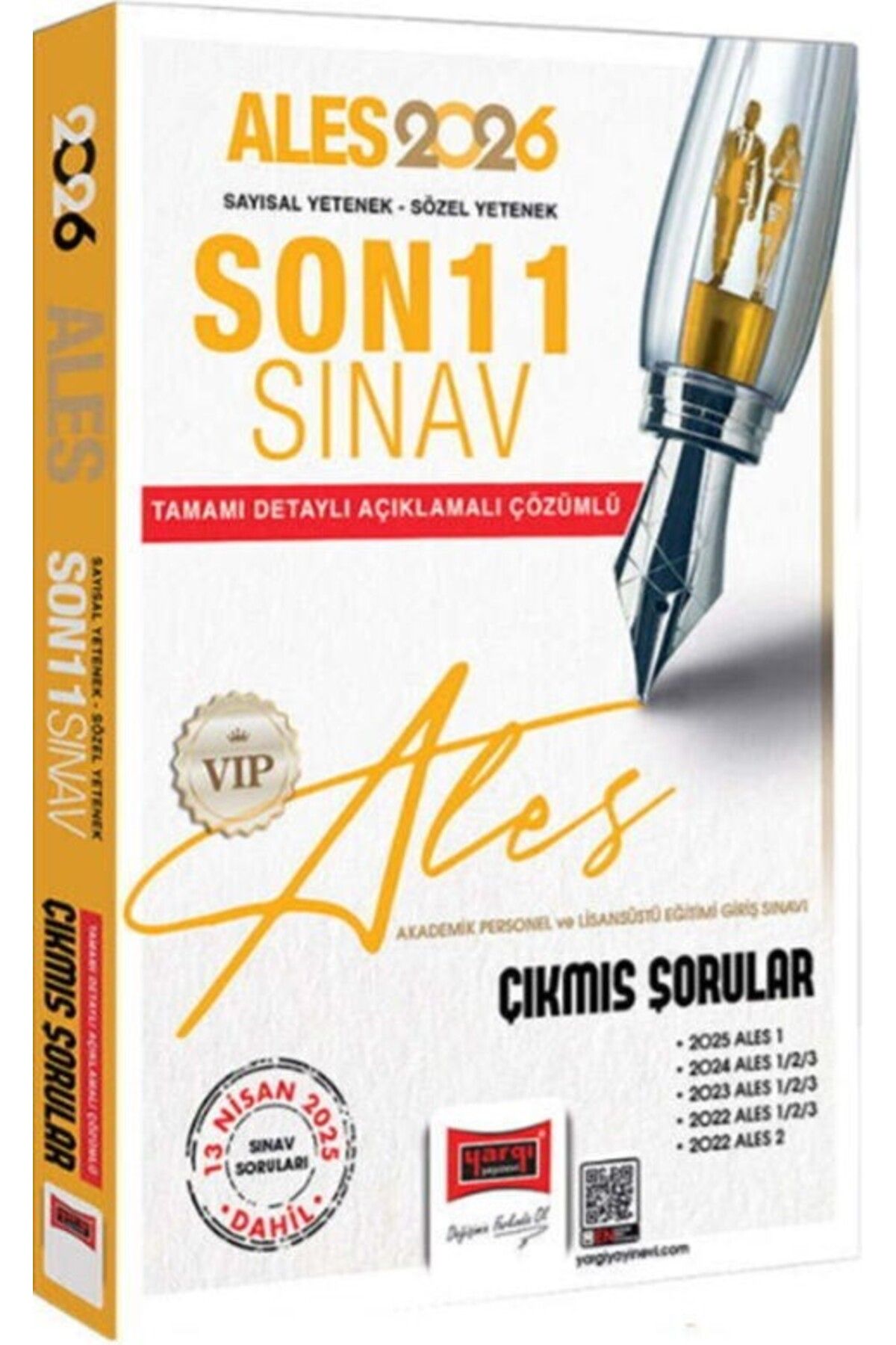 Ankara Kitap Merkezi 2026 ALES VIP Son 11 Sınav Çıkmış Sorular Yargı Yayınları