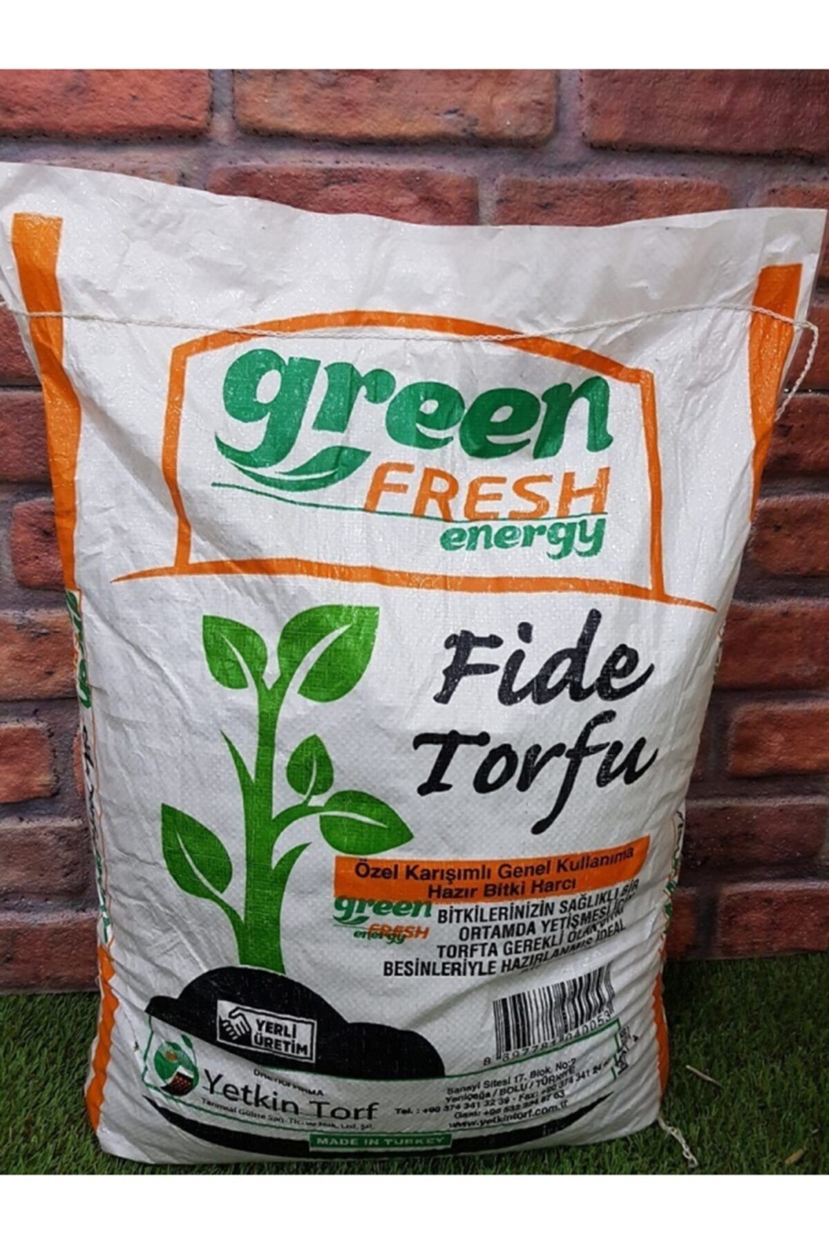 green fresh Çiçek ToprağıTorf Toprak Saksı Toprağı Perlitli Torf Perlit Torf Karışımı 40 lt