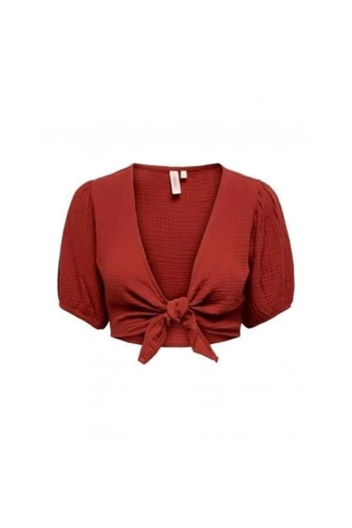 Lale Moda Müslin Baglamalı Crop
