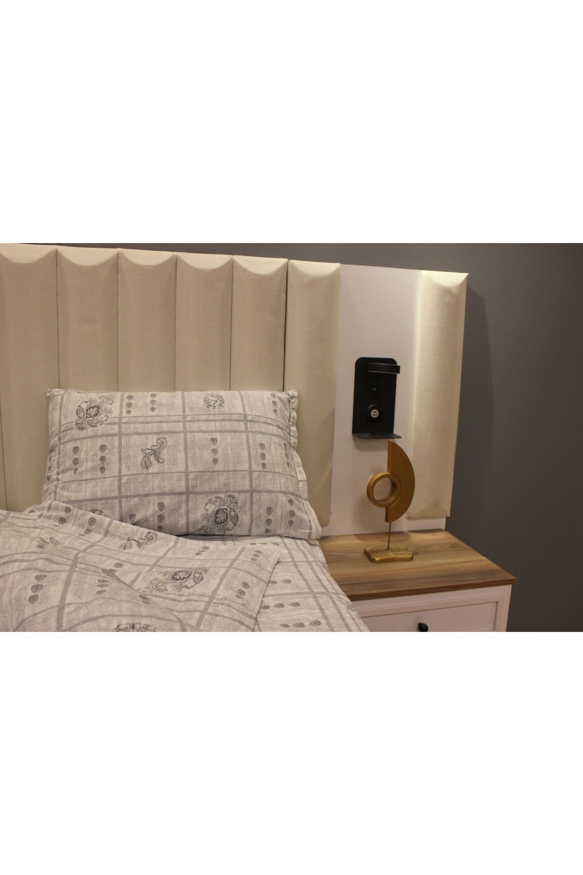 Selimbey Home Grid Harmony %100 Pamuk Çift Kişilik NEVRESİM TAKIMI |