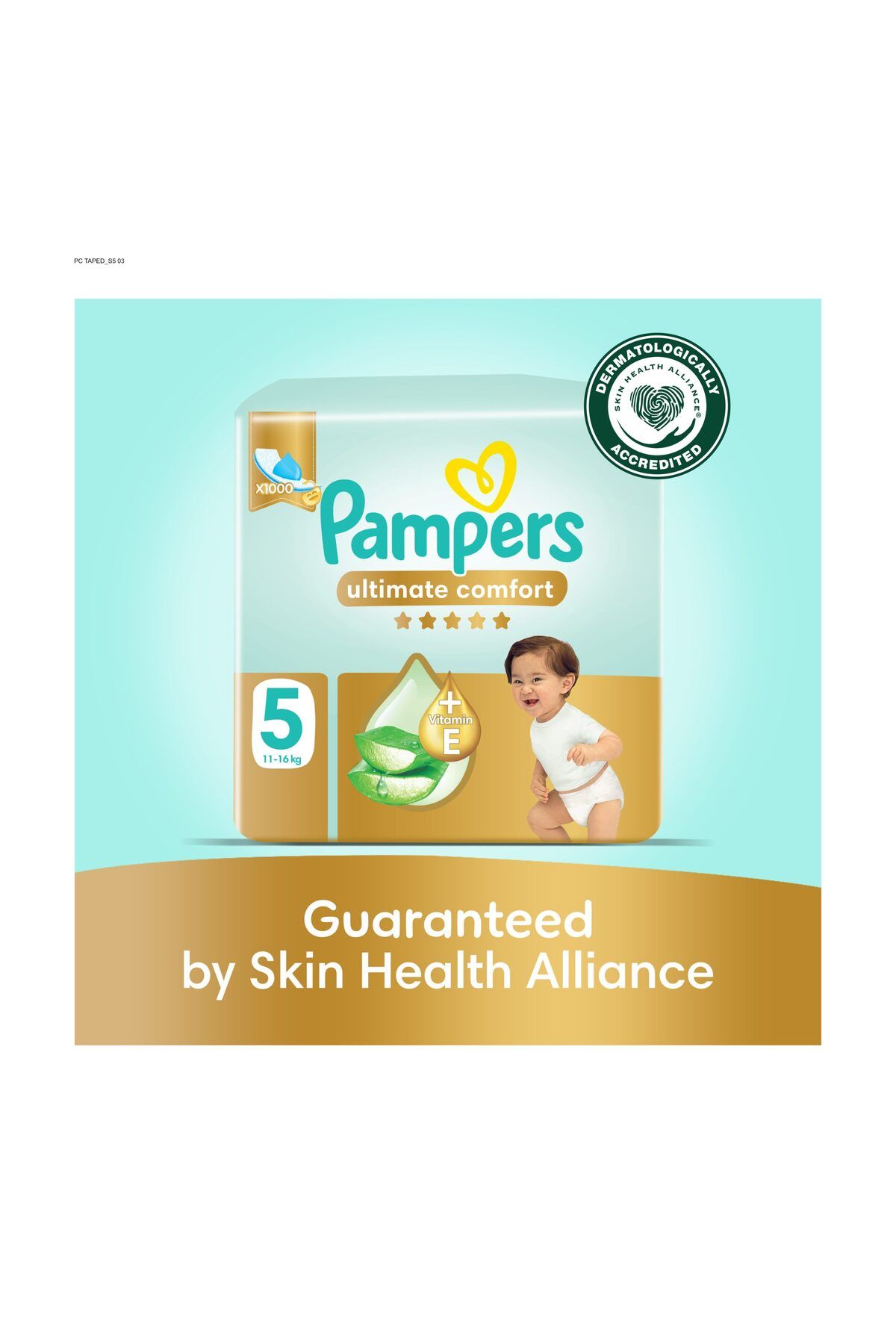 Pampers-Ultimate Comfort Taped Diapers, Size 5, 11–16kg, 46 Count 6