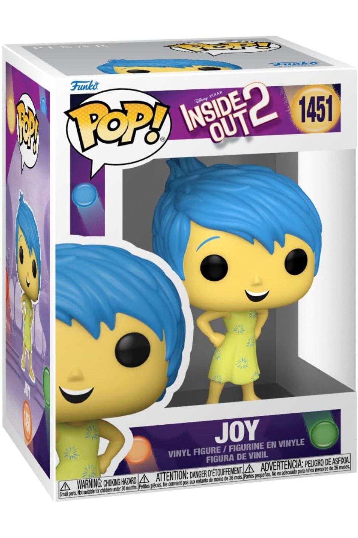Funko Pop! Disney Inside Out 2 Joy Figür 9,5 cm Vinil Koleksiyon Oyuncağı
