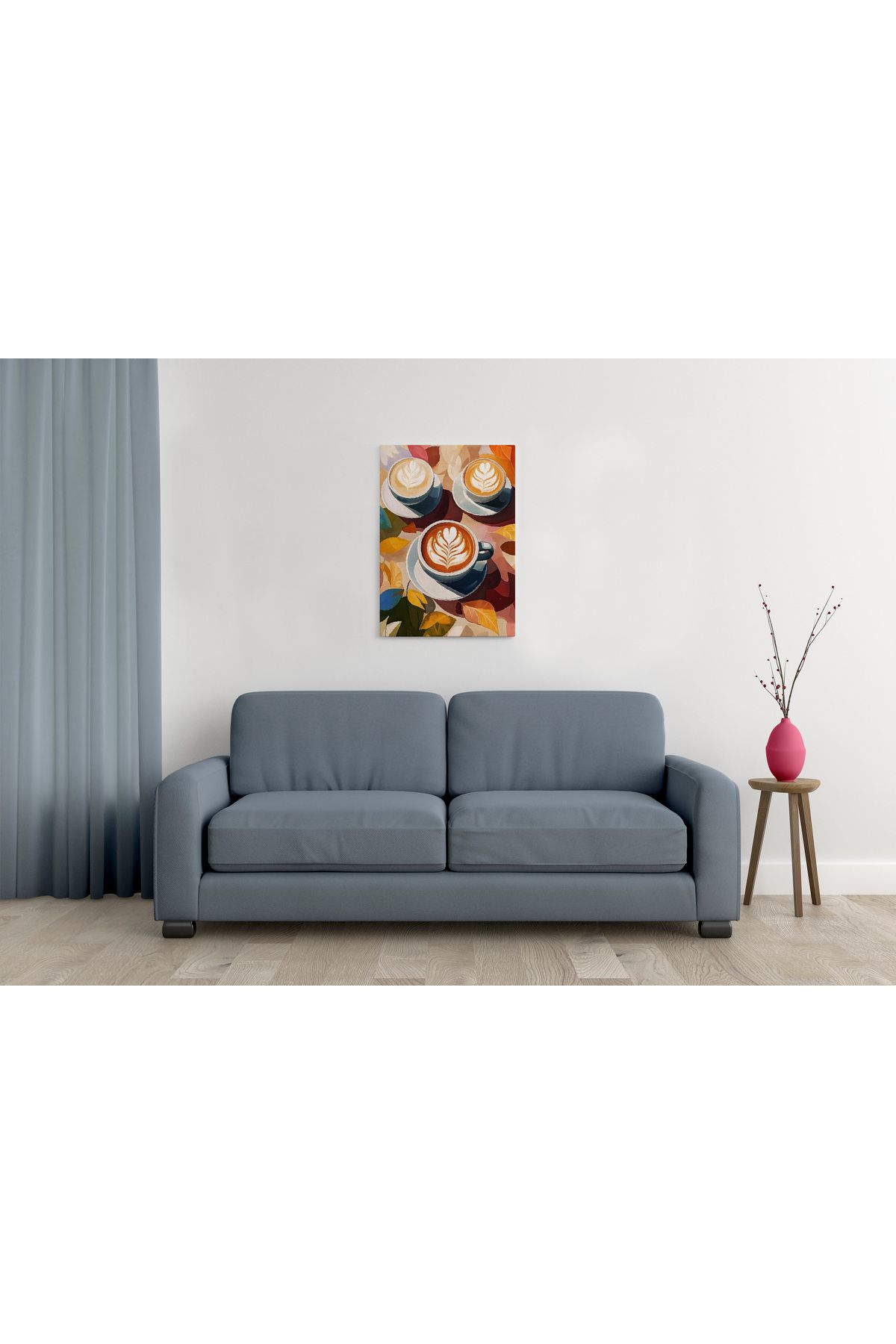 waspandhornet Kahve Temalı Dekoratif MDF Tablo