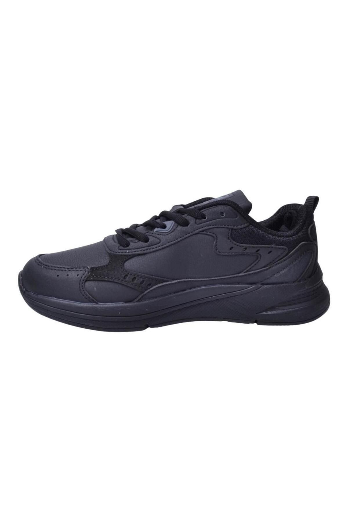 کفش پیاده روی مشکی زنانه ورزشی روزانه Comfort 27710 Jump