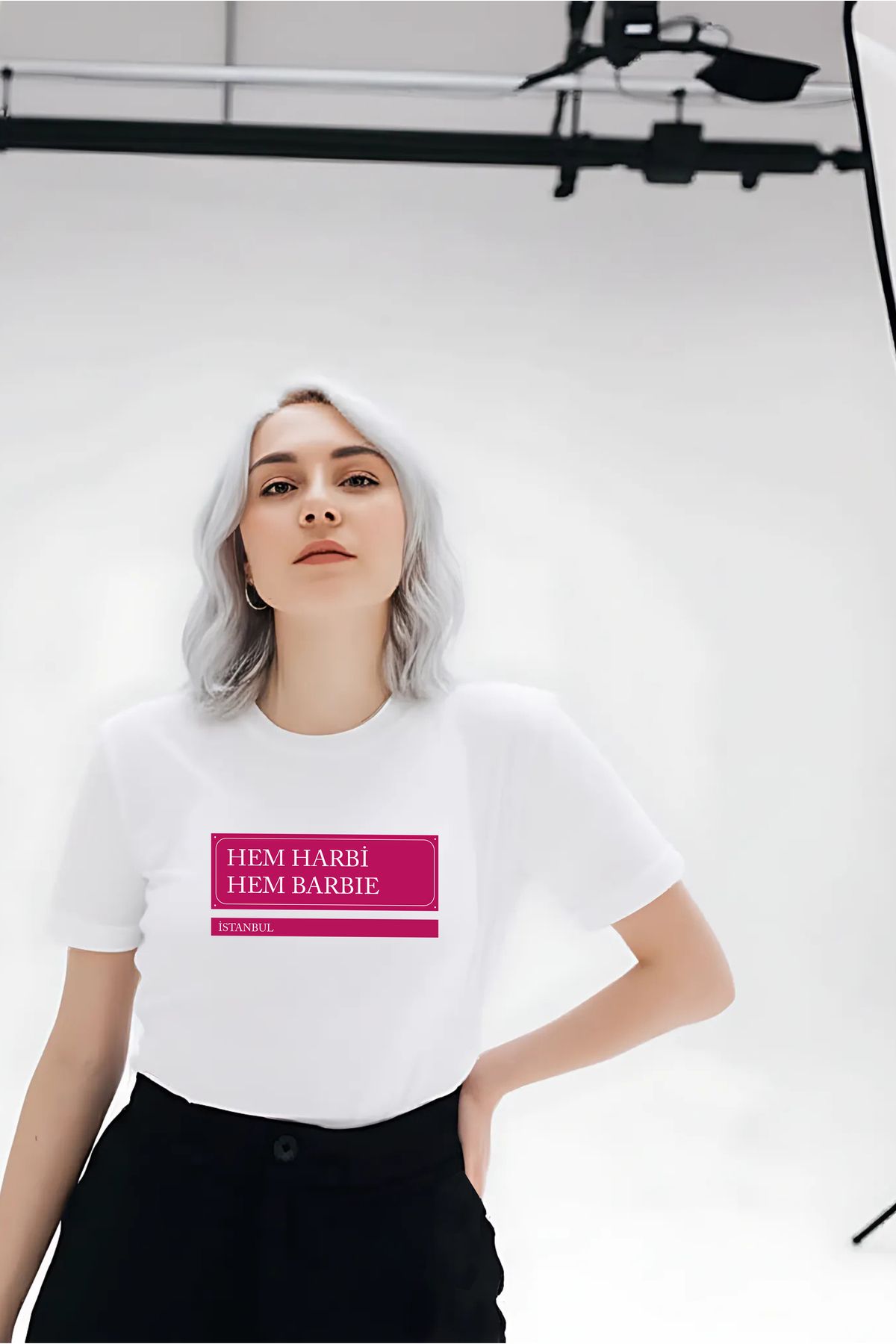 VİZYON İKRA "Hem Harbi Hem Barbe T-shirt/Tişört - TÜM YAŞ GRUPLARI