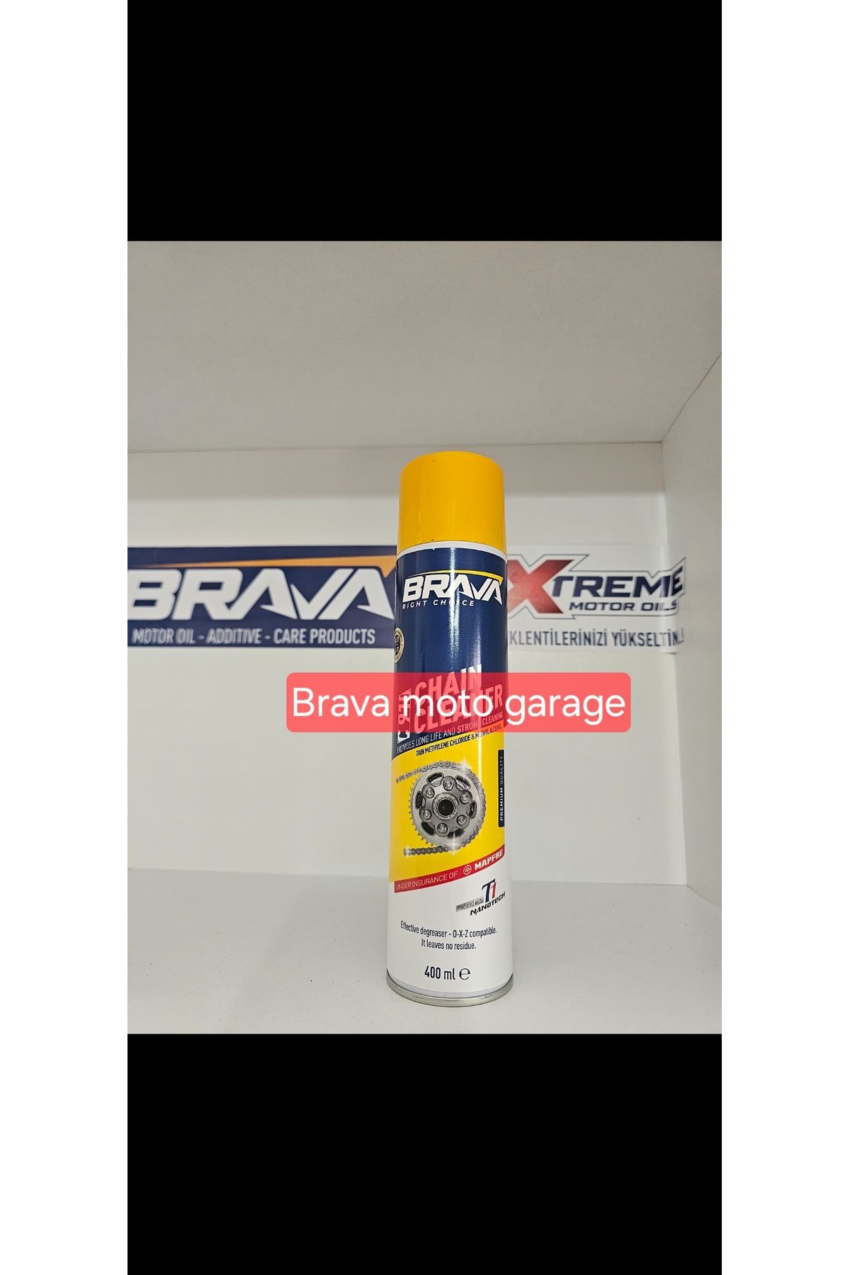 Brava C910 Zincir Temizleme Spreyi 400 ml