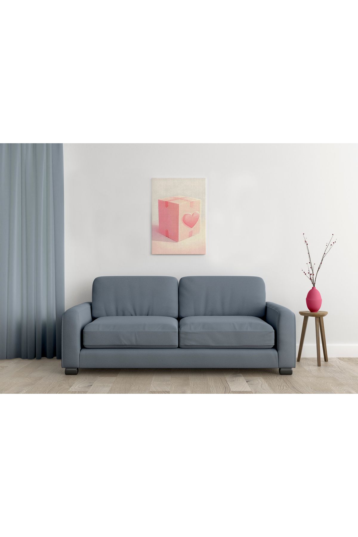 waspandhornet Kalpli Minimalist MDF Duvar Tablosu