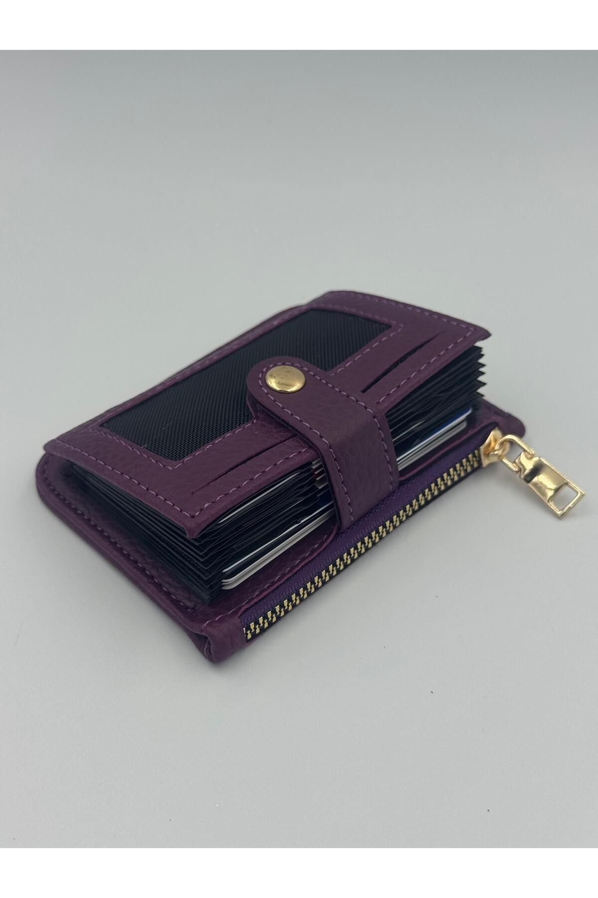 KIRASE-New Model Quality Leather Mini Size Card Holder and Wallet with Plenty of Card Holder Compartments 2
