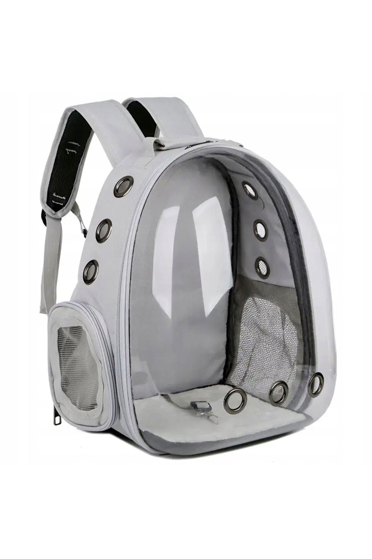 OEM Rucsac Pentru Transport Pisici Si Animale Mici, Extensibil, Plastic Si Spuma, Maner, Gri - One Size