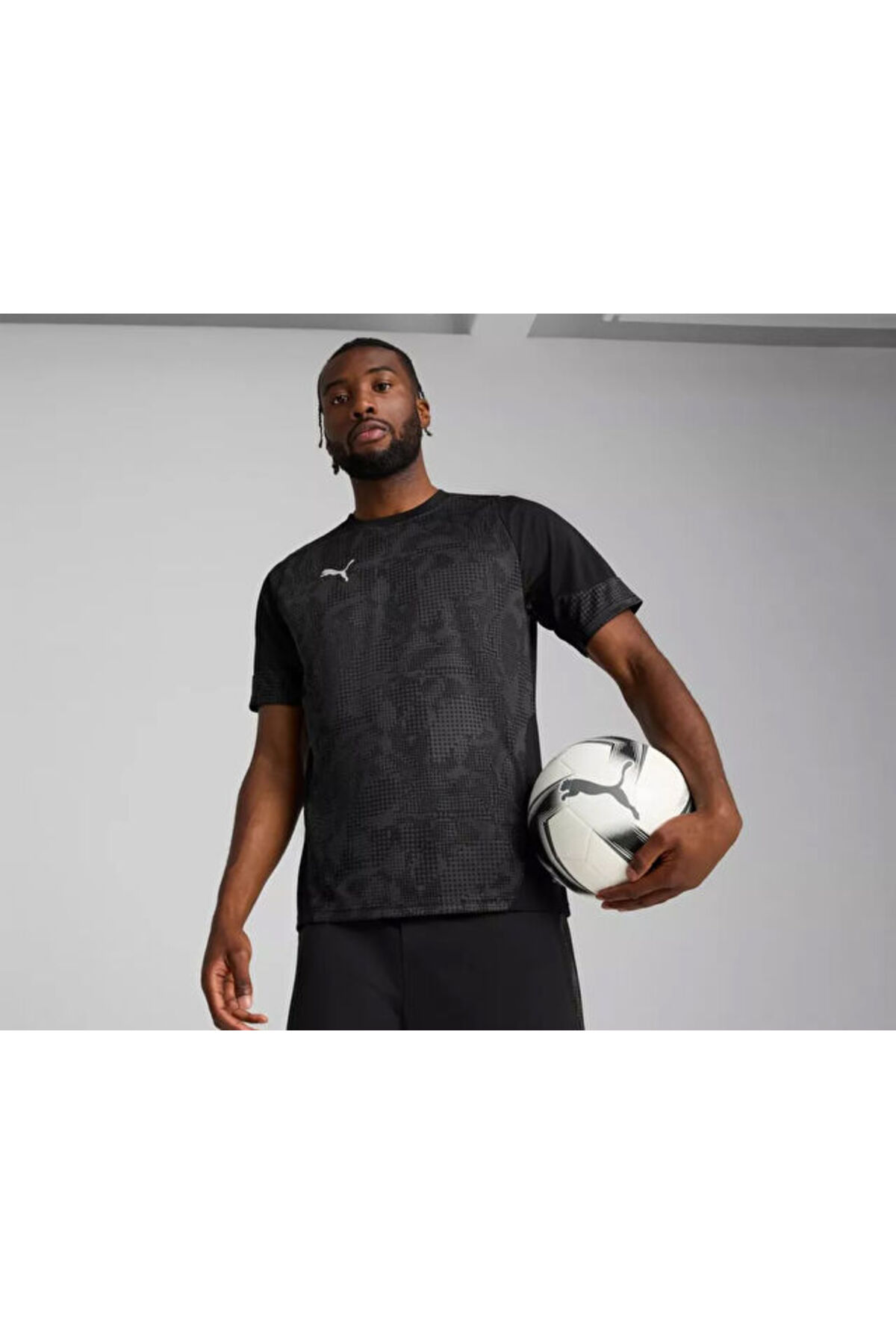 Puma Teamcup Training Jersey Erkek Futbol Tişörtü 65916703 Siyah görsel 2