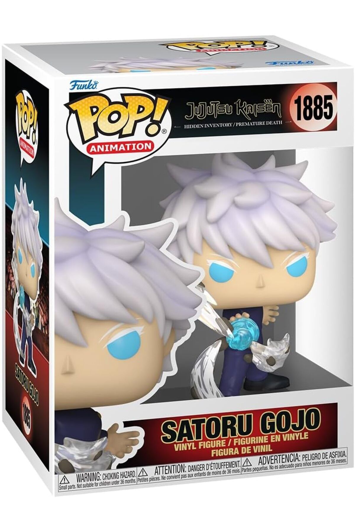 Funko Pop! Jujutsu Kaisen, Satoru Gojo (Hidden Inv) Vinil Koleksiyon Figürü 9,5 cm