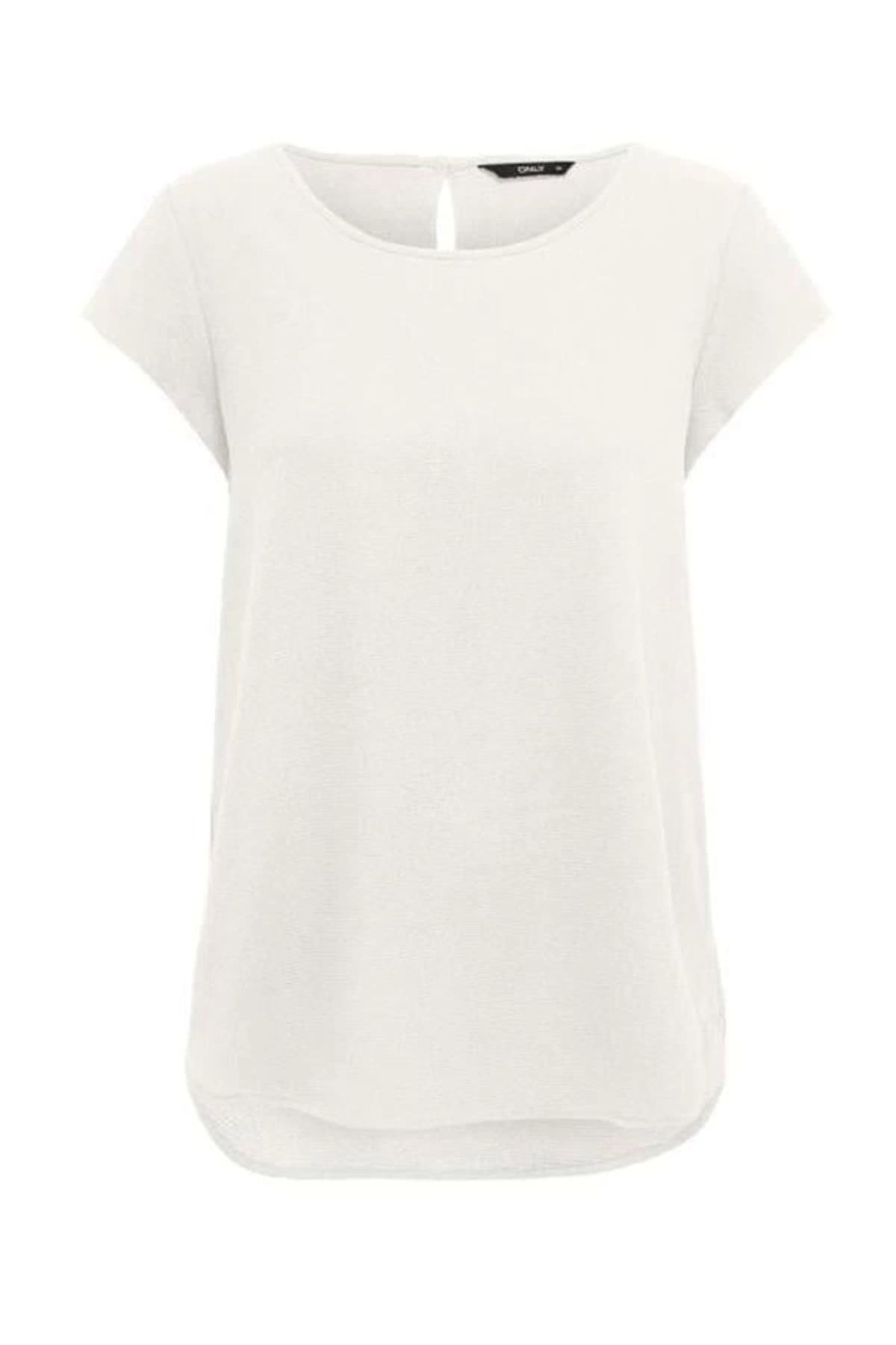 Lale Moda Viskon Kadın Basic T-Shirt