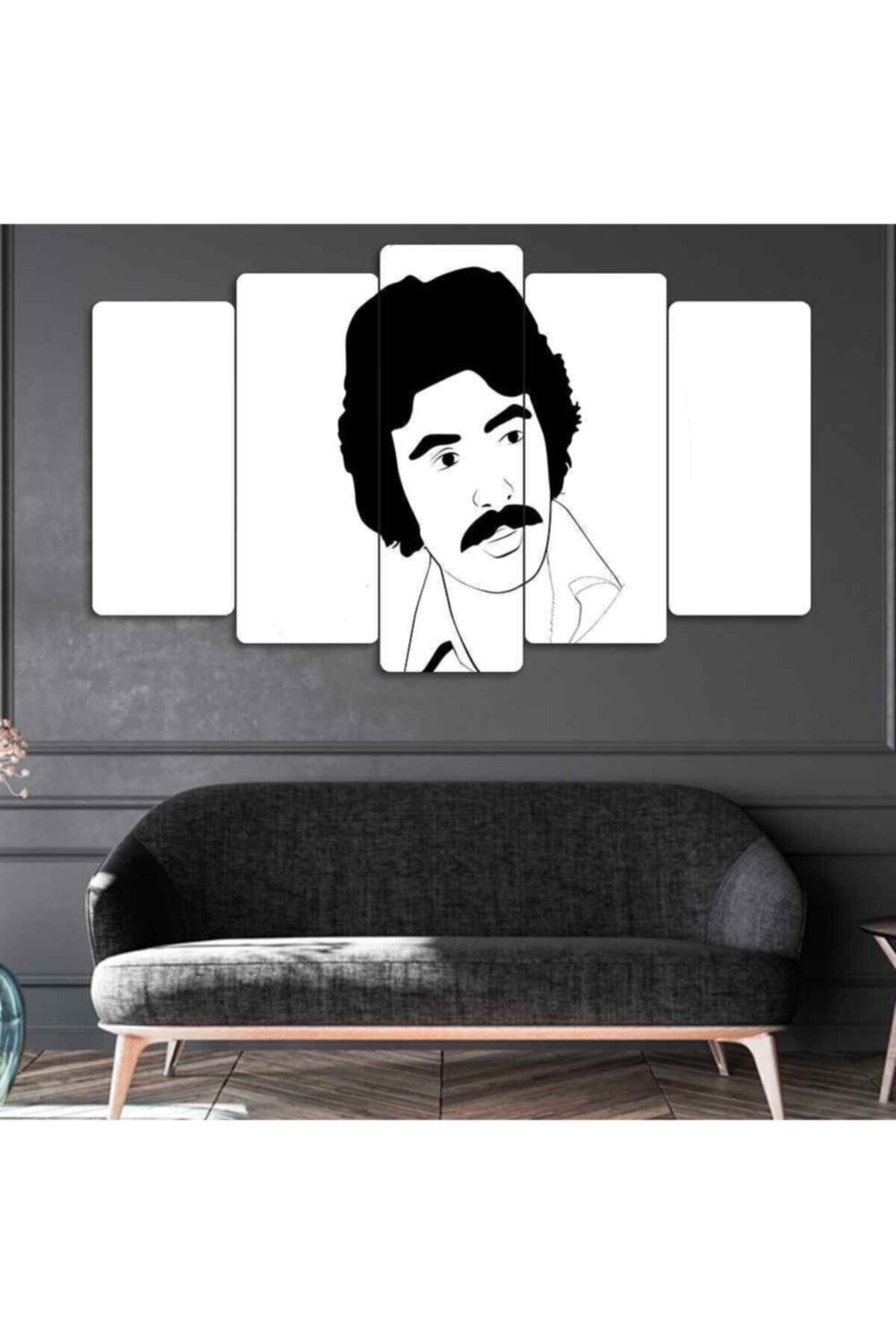 TABLOX Ferdi Tayfur - 5 Parçalı Mdf Tablo