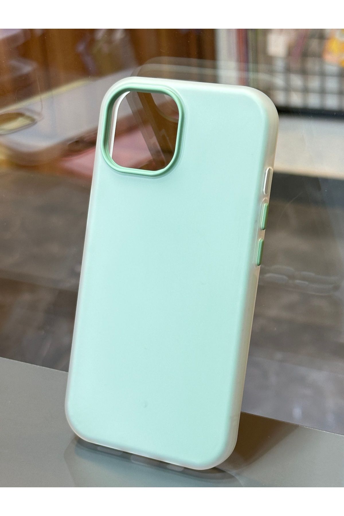 BURKİNA İphone X-XS uyumlu Soft Color Darbe Emici Buzlu 2 Parçalı Fotoğraf Koyulur Telefon Kılıfı