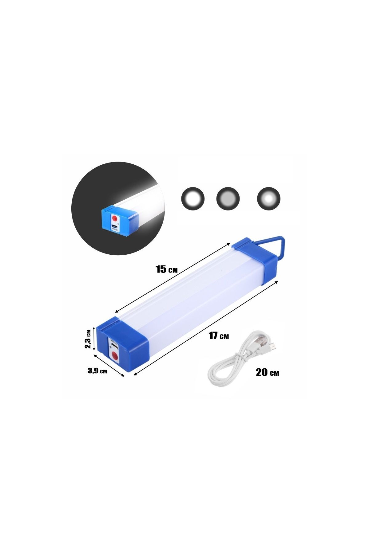 swilex P-150 Şarjlı Mıklatıslı USB Işıldak