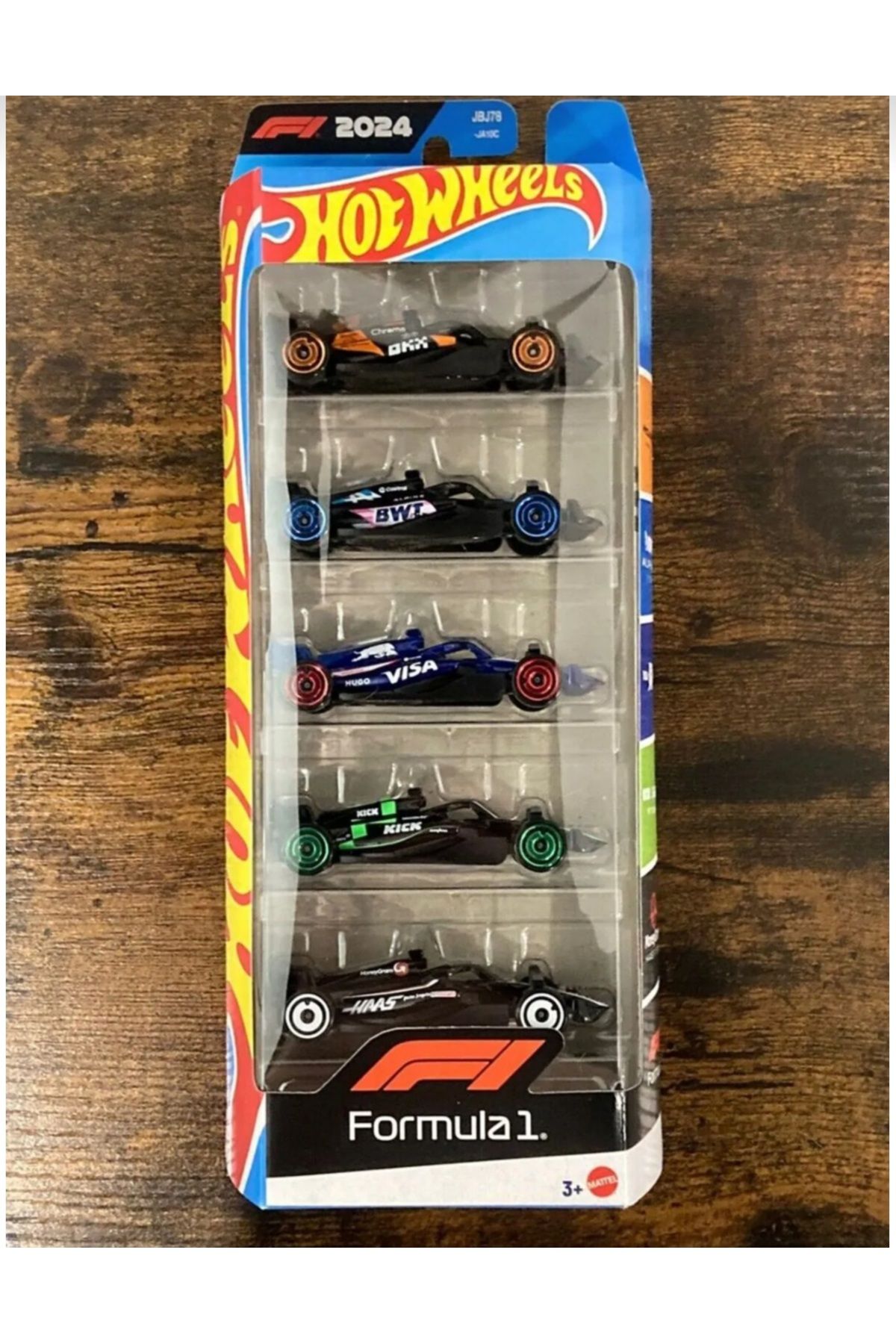 HOT WHEELS 5li Formula1 set