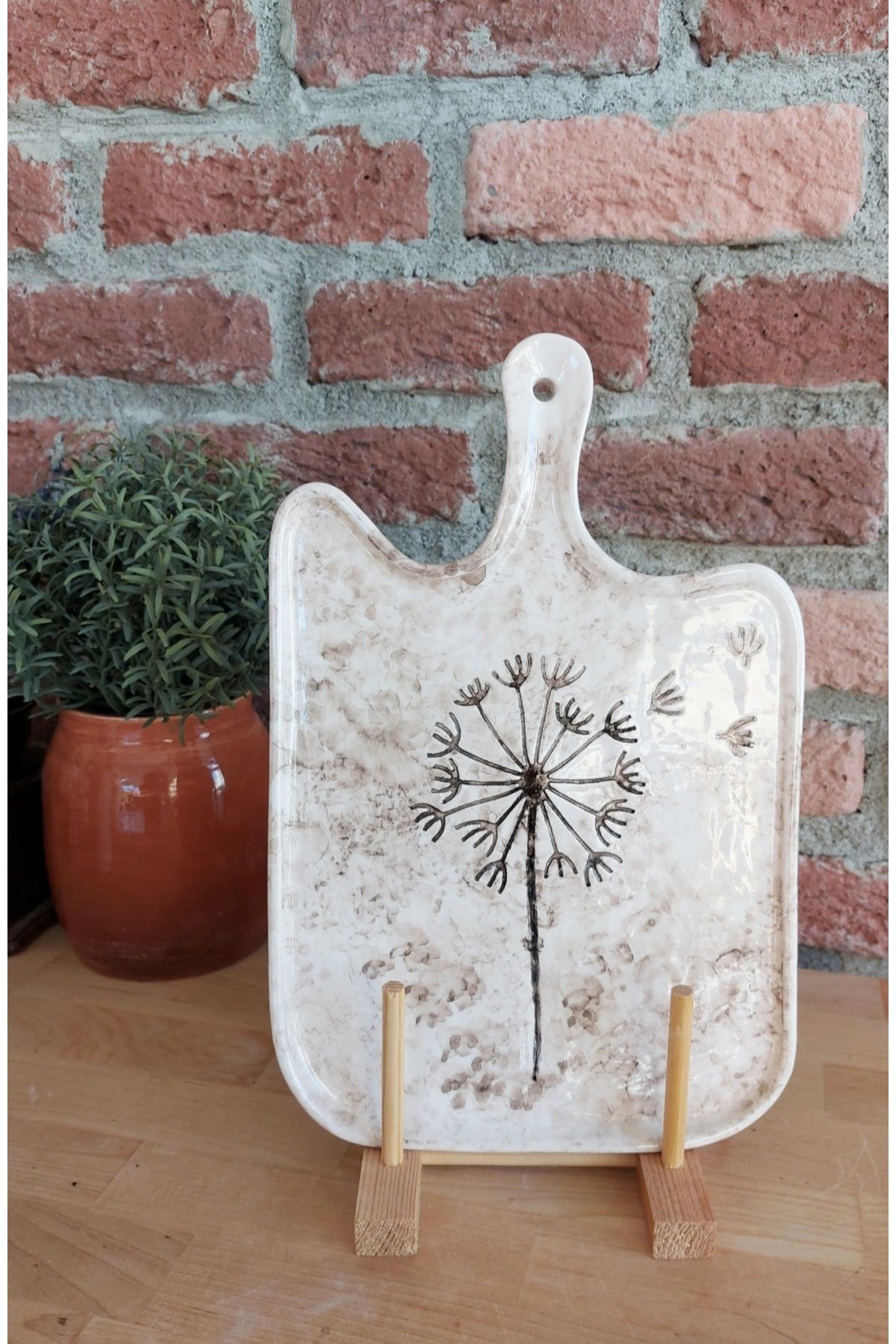 Ohlala Atelier Seramik Sunumluk El Yapımı Sunum Tabağı Handmade Ceramic Plate