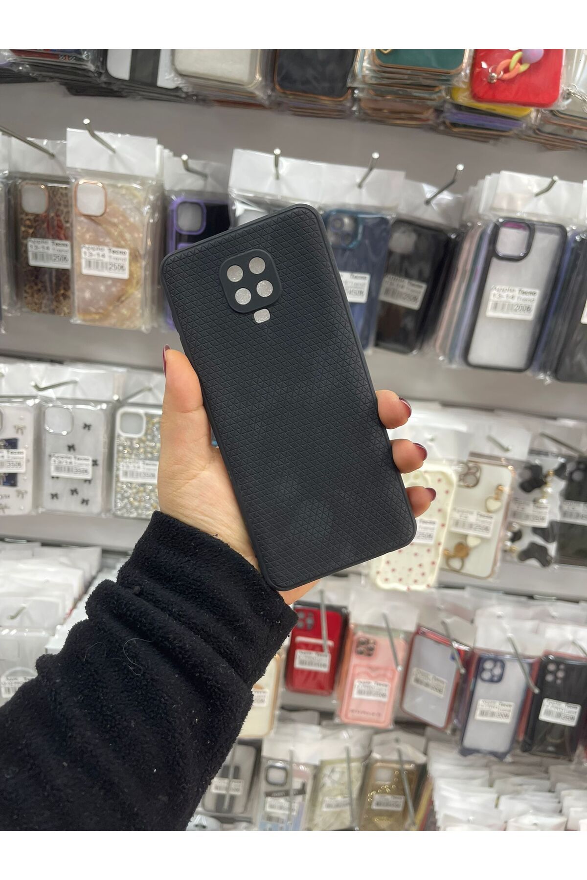 TECNOTREND Redmi Note 9 Pro/ Note 9s Uyumlu çizgili silikon kılıf