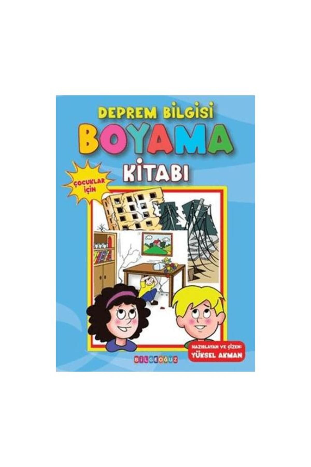 Bilgeoğuz Yayınları Deprem Bilgisi Boyama Kitabı Çocuklar İçin